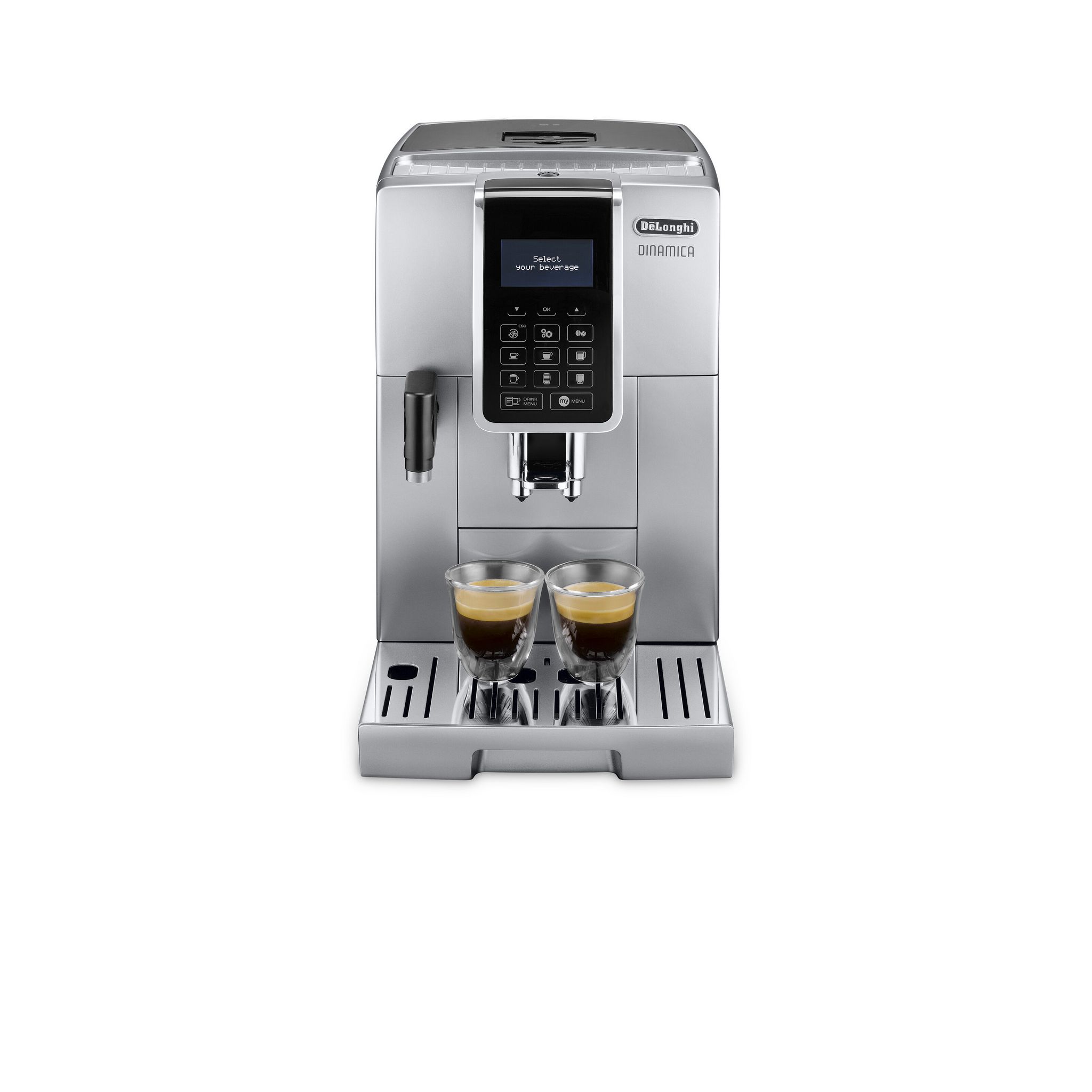 Voir la diapositive 3 : DELONGHI Machine à café expresso avec broyeur ECAM350.75.S - Gris