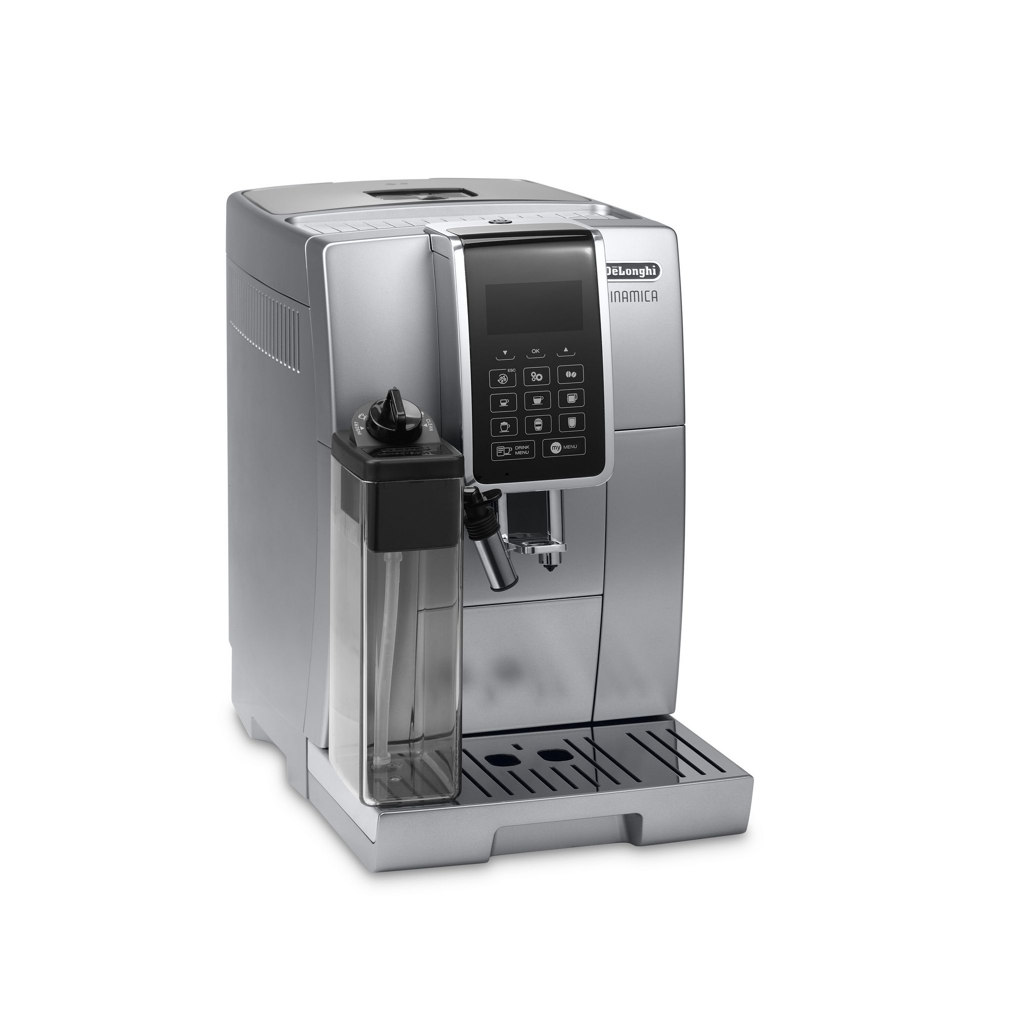 Voir la diapositive 5 : DELONGHI Machine à café expresso avec broyeur ECAM350.75.S - Gris