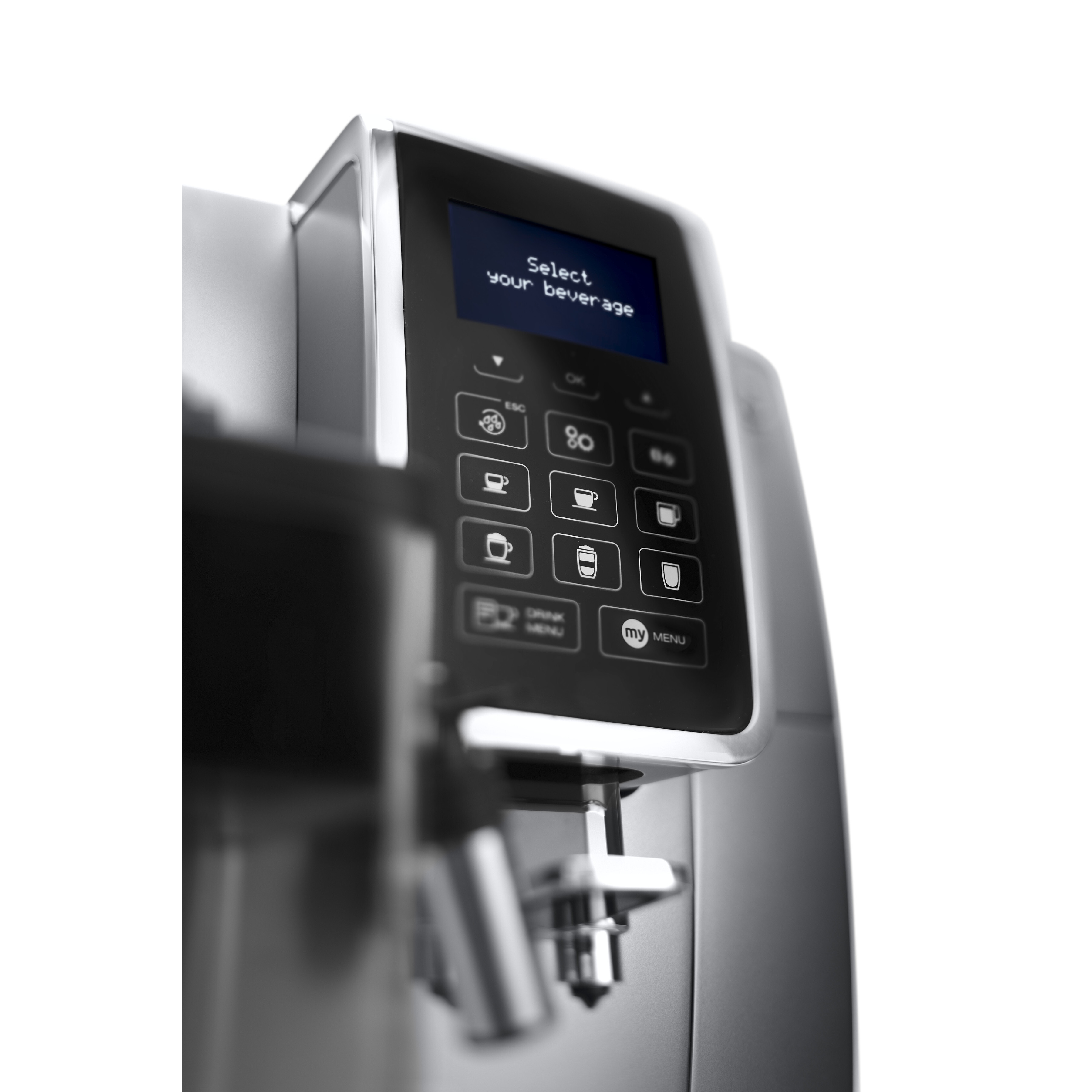 Voir la diapositive 8 : DELONGHI Machine à café expresso avec broyeur ECAM350.75.S - Gris