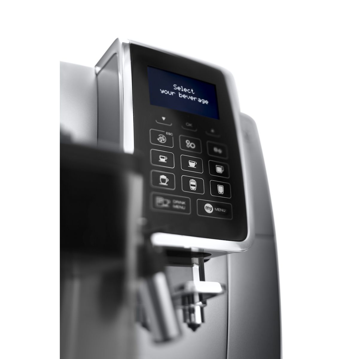 DELONGHI Machine à café expresso avec broyeur ECAM350.75.S - Gris