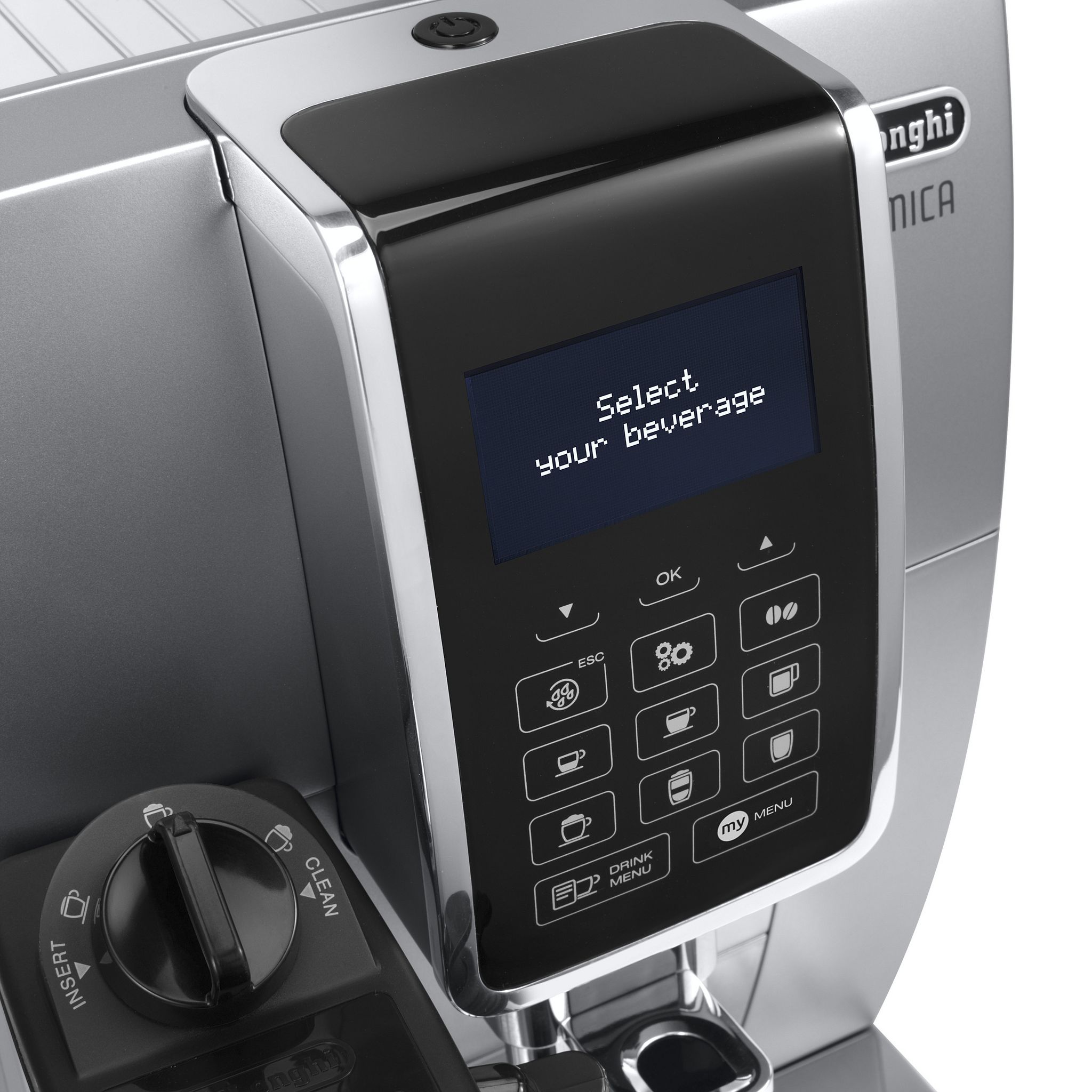 Voir la diapositive 9 : DELONGHI Machine à café expresso avec broyeur ECAM350.75.S - Gris