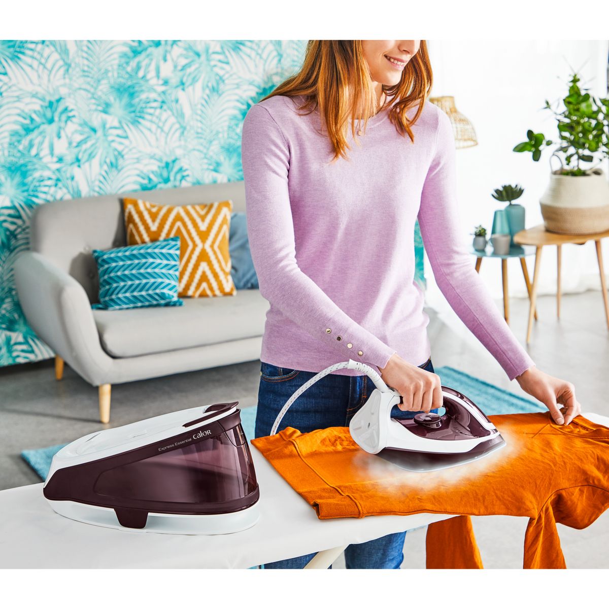 CALOR Centrale vapeur&nbsp;&nbsp;Express Essential&nbsp;SV6120 - Lie de vin