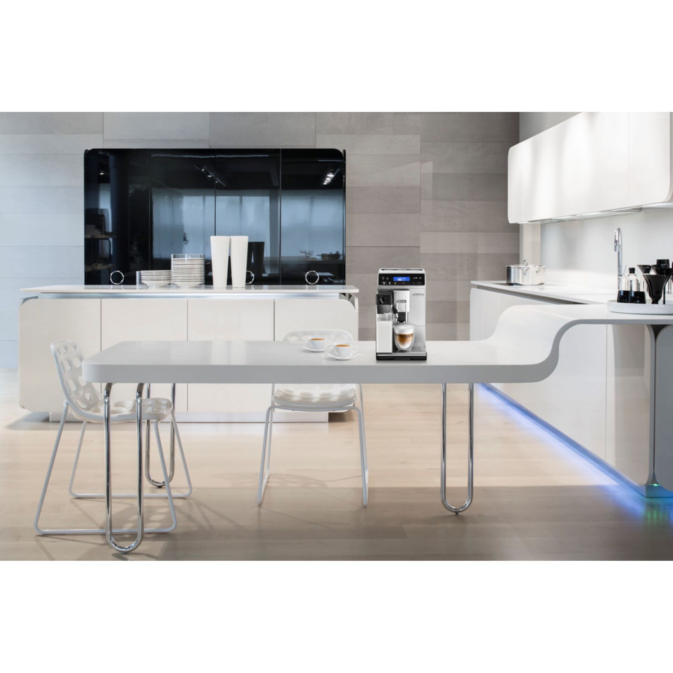 Voir la diapositive 12 : DELONGHI Machine à café expresso avec broyeur ETAM29.660.SB - Gris