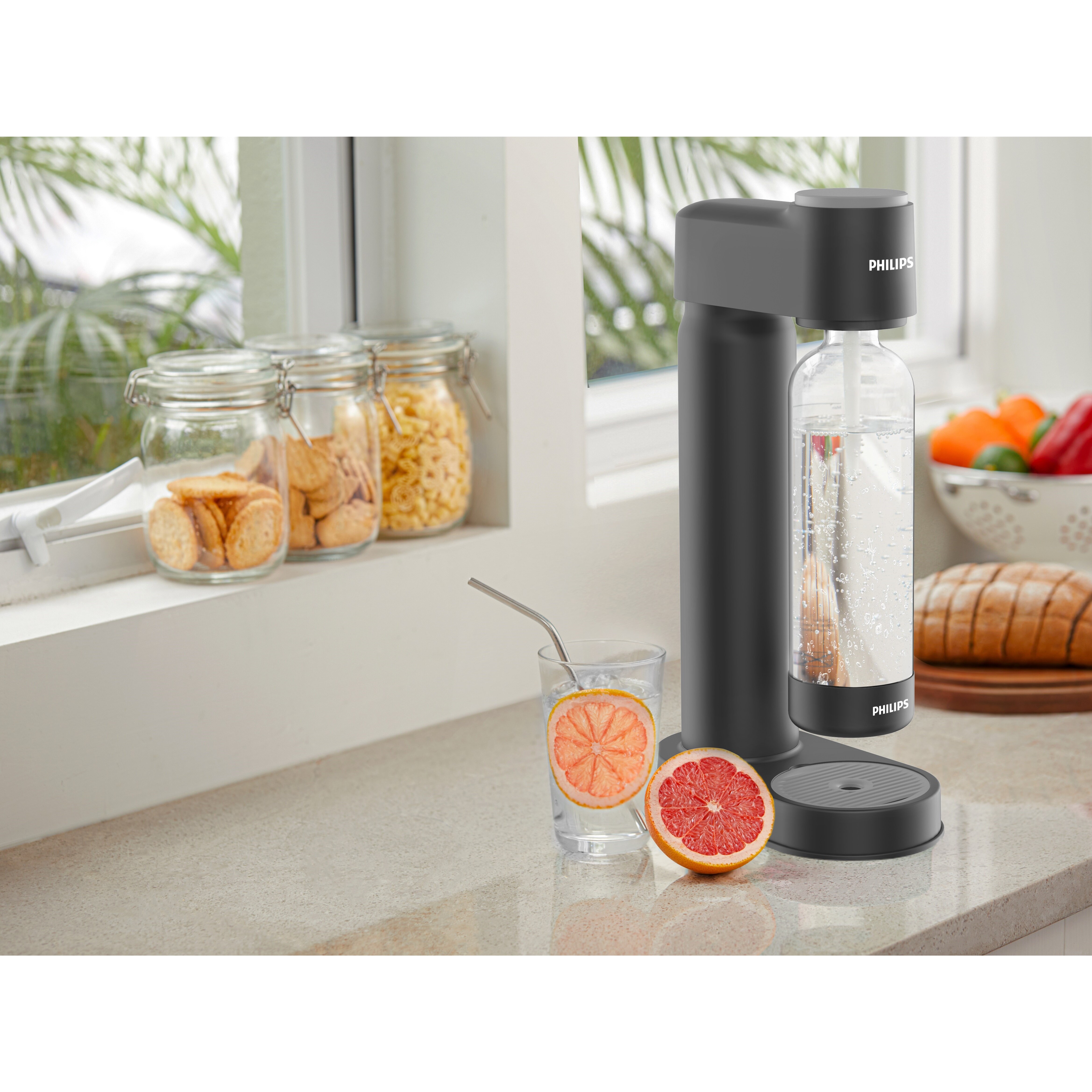 Voir la diapositive 6 : PHILIPS Machine à soda Ultralite ADD4901BK - Noir