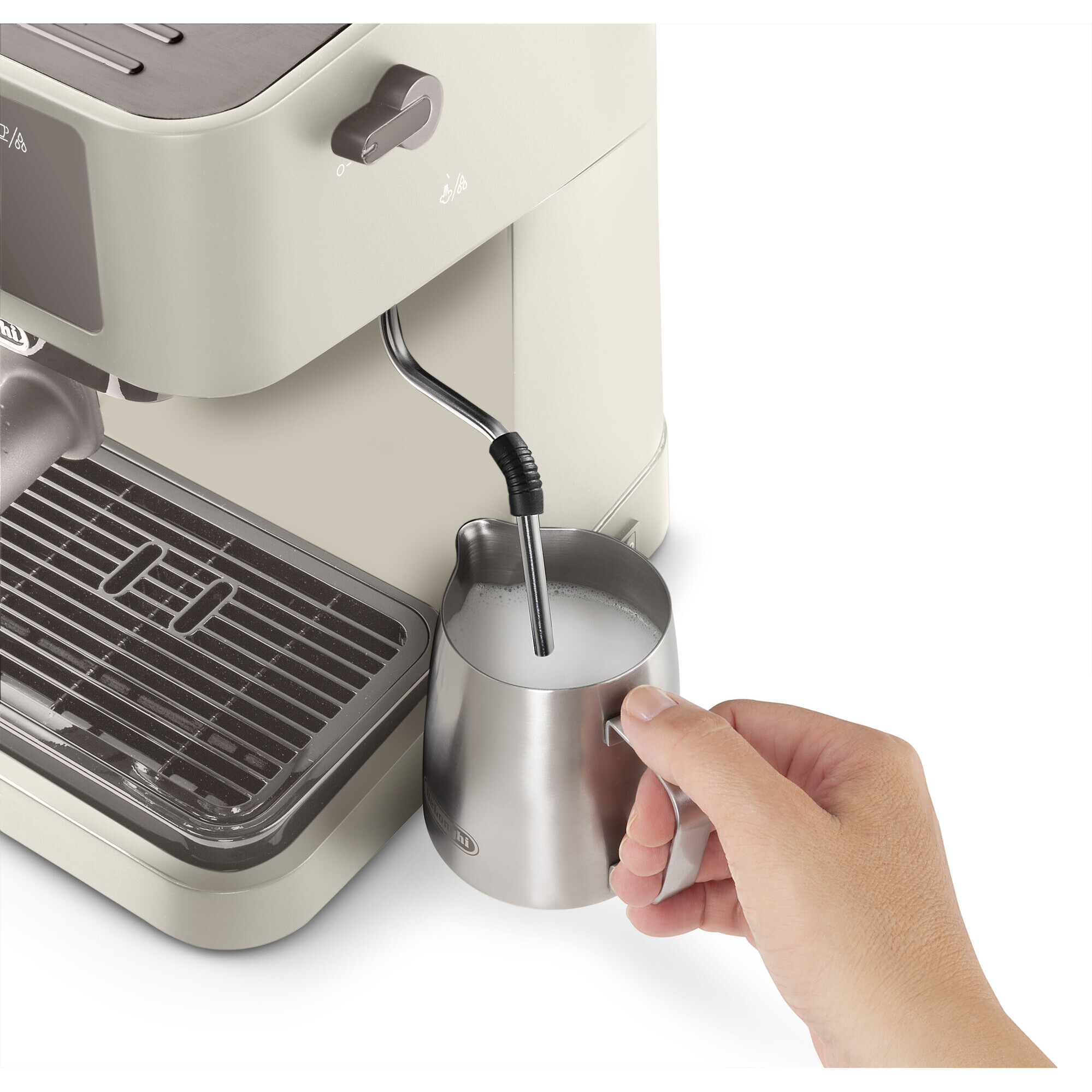Voir la diapositive 4 : DELONGHI Machine expresso EC235.CR - Crème