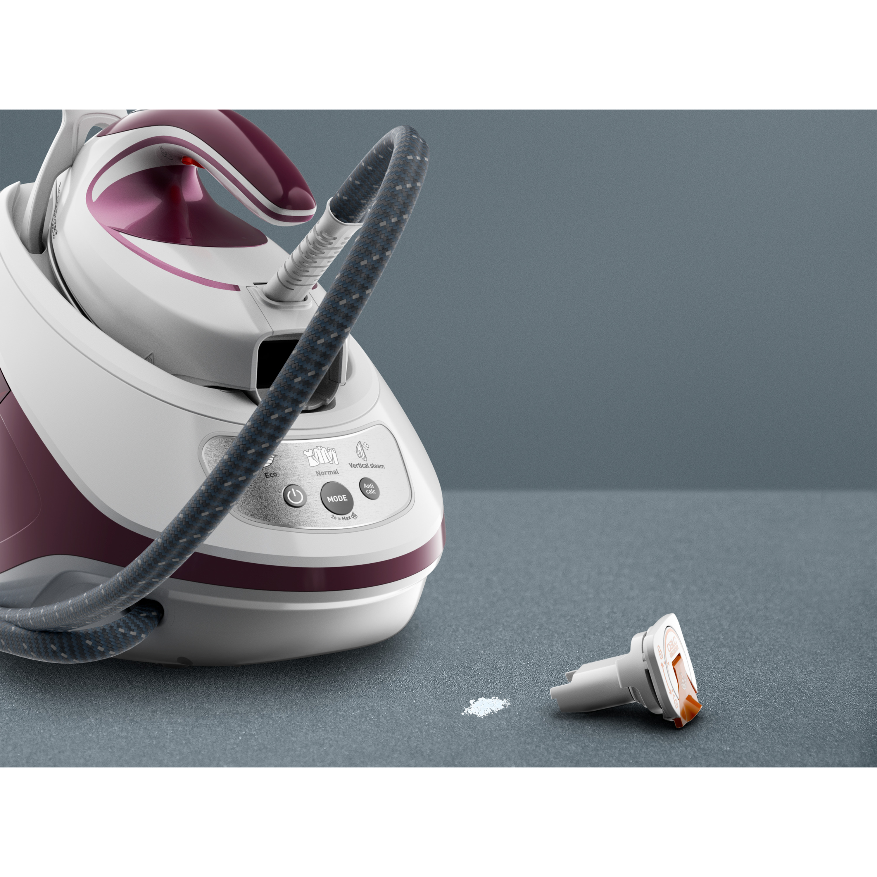 Voir la diapositive 8 : CALOR Centrale vapeur&nbsp;Express&nbsp;Protect Powerful&nbsp;SV9201 - Violet
