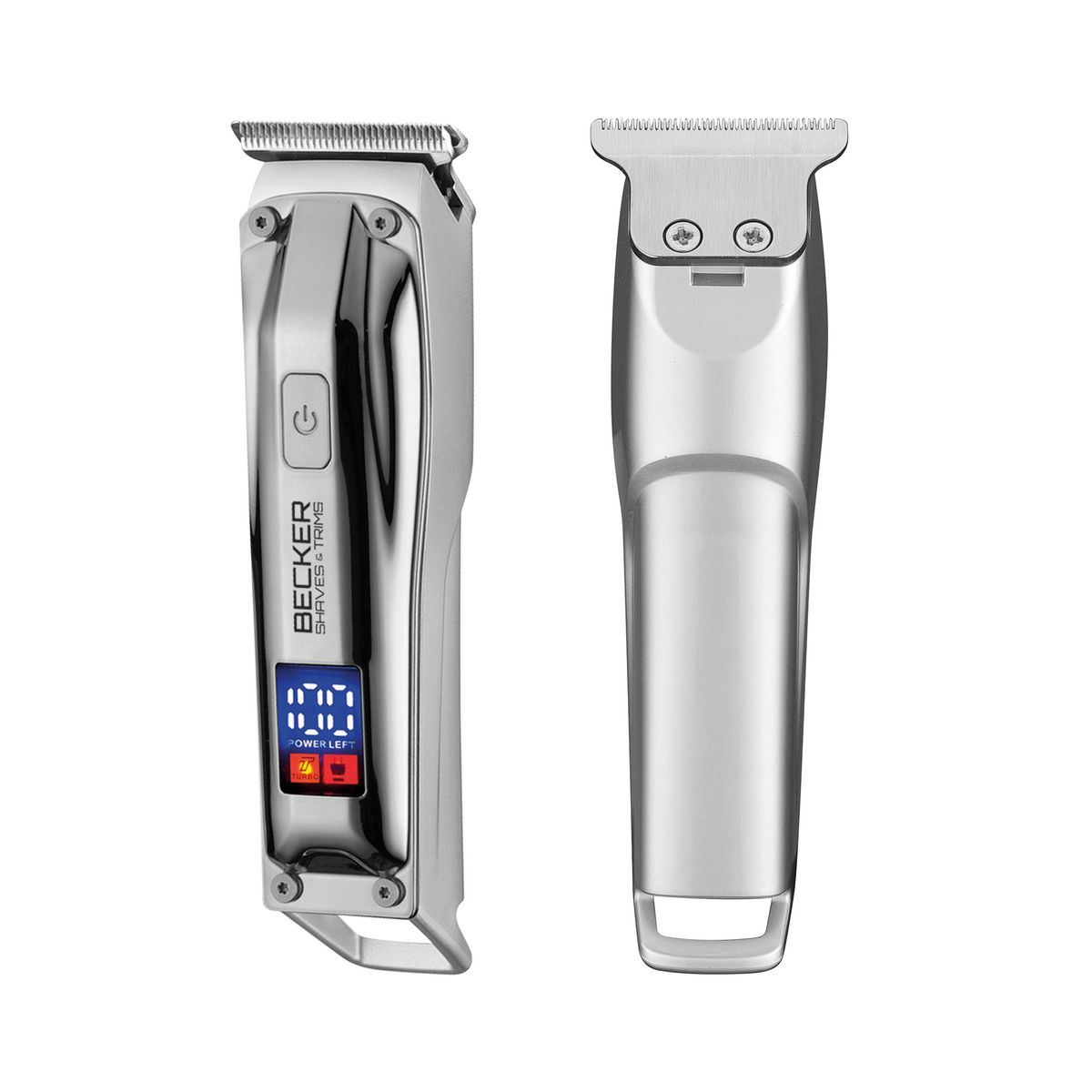 BECKER SHAVES & TRIMS Kit tondeuse er rasoir sans fil SHAVES LAB - Chrome