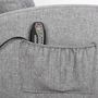 Voir la diapositive 3 : MOBILIER RAINEAU Fauteuil inclinable massant et chauffant RELAX9 - Gris