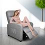 Voir la diapositive 4 : MOBILIER RAINEAU Fauteuil inclinable massant et chauffant RELAX9 - Gris