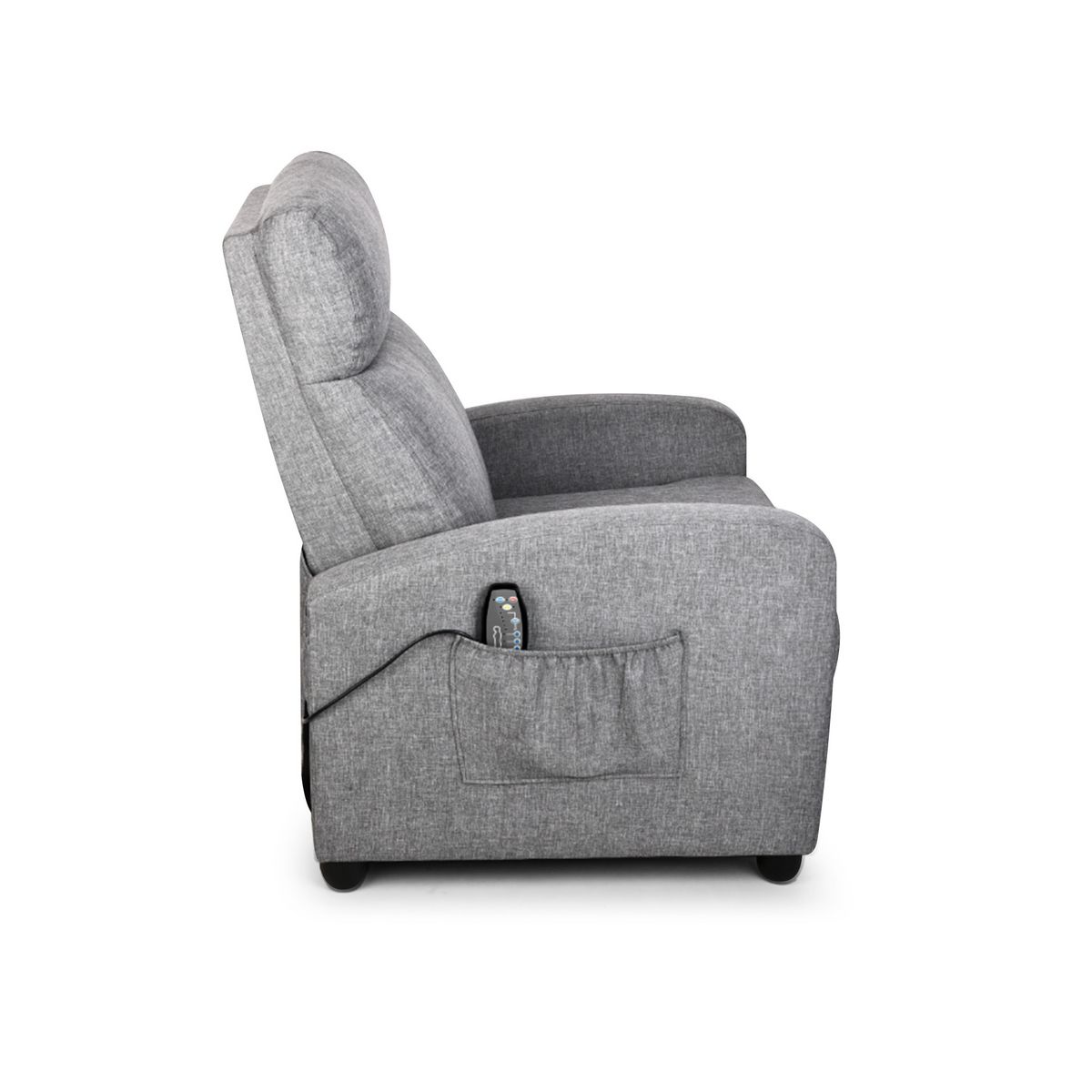 MOBILIER RAINEAU Fauteuil inclinable massant et chauffant RELAX9 - Gris