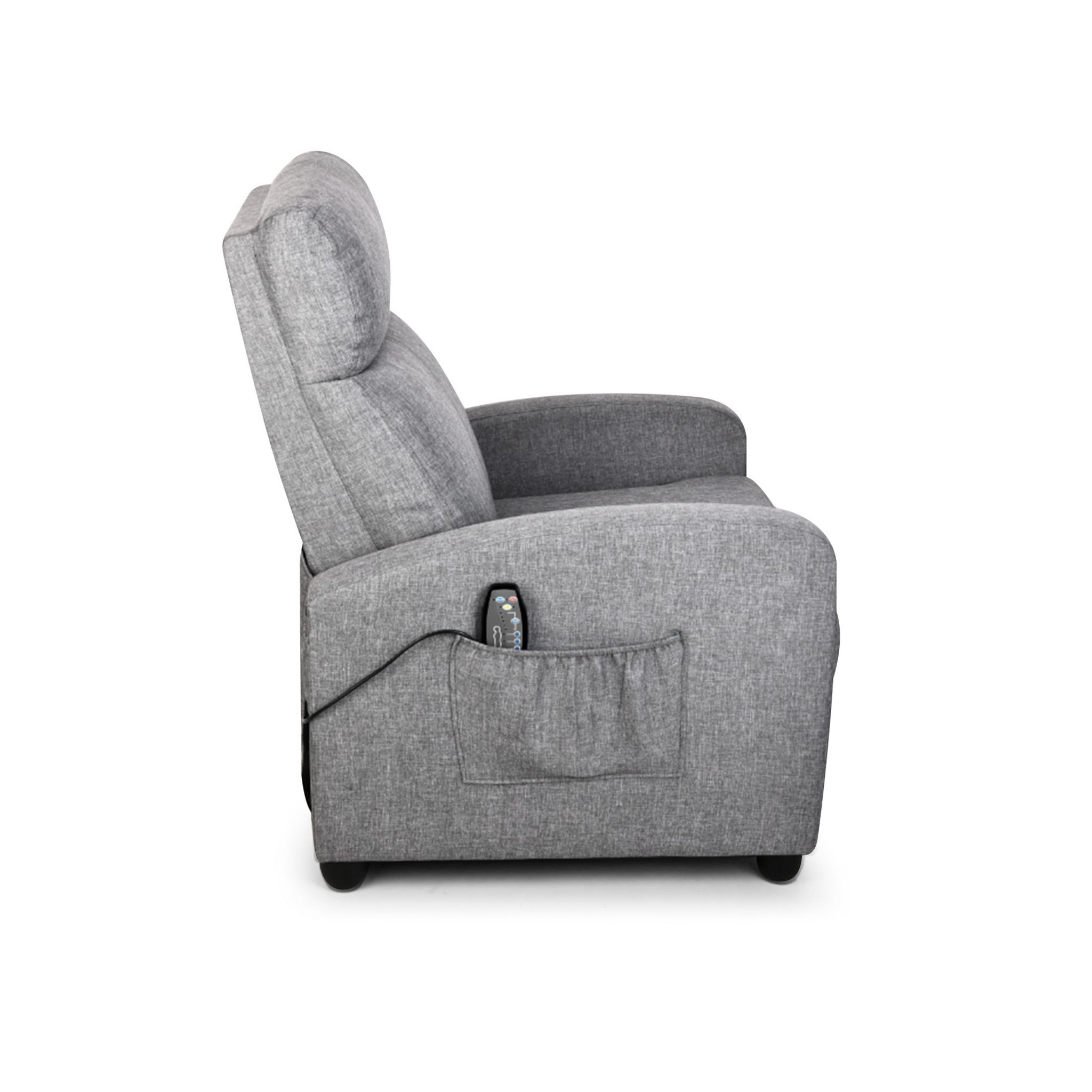 Voir la diapositive 5 : MOBILIER RAINEAU Fauteuil inclinable massant et chauffant RELAX9 - Gris