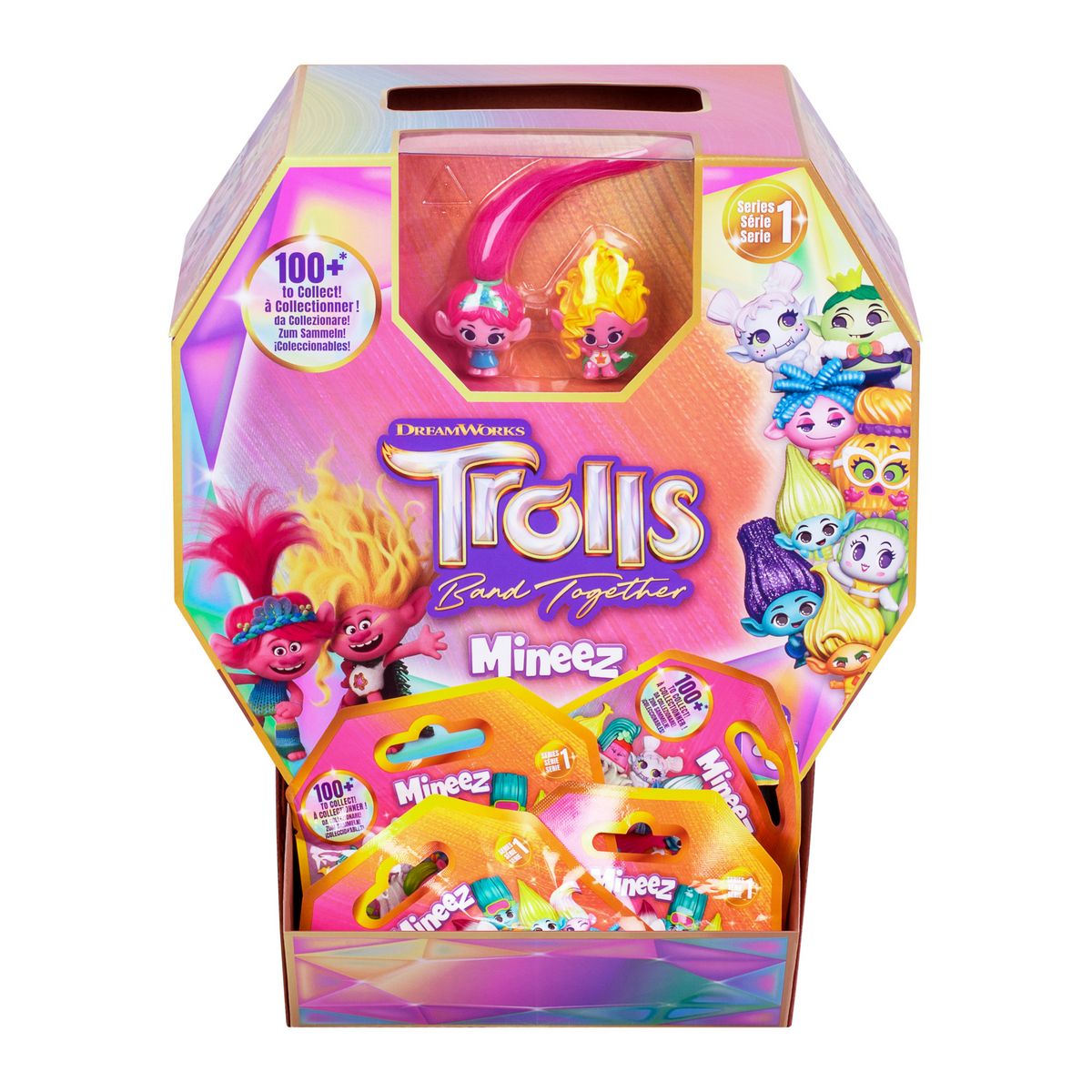 MOOSE Mini Figurines Trolls 24 pièces