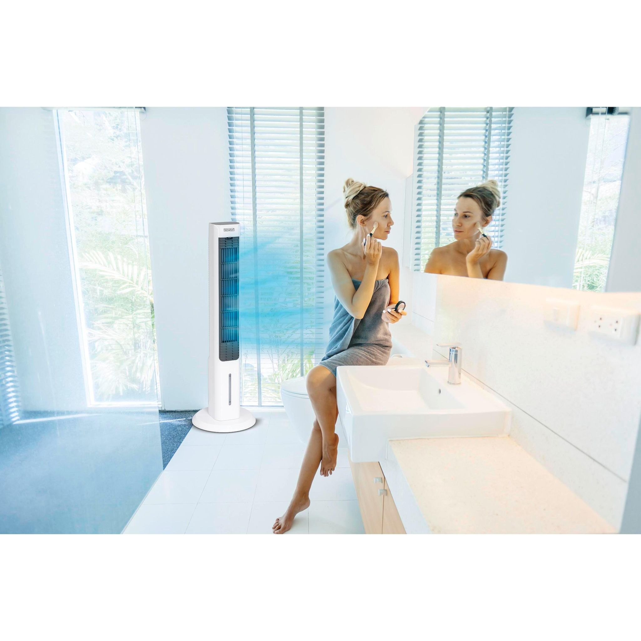 Voir la diapositive 7 : VENTEO Ventilateur colonne 3 en 1 FRESH06 - Blanc