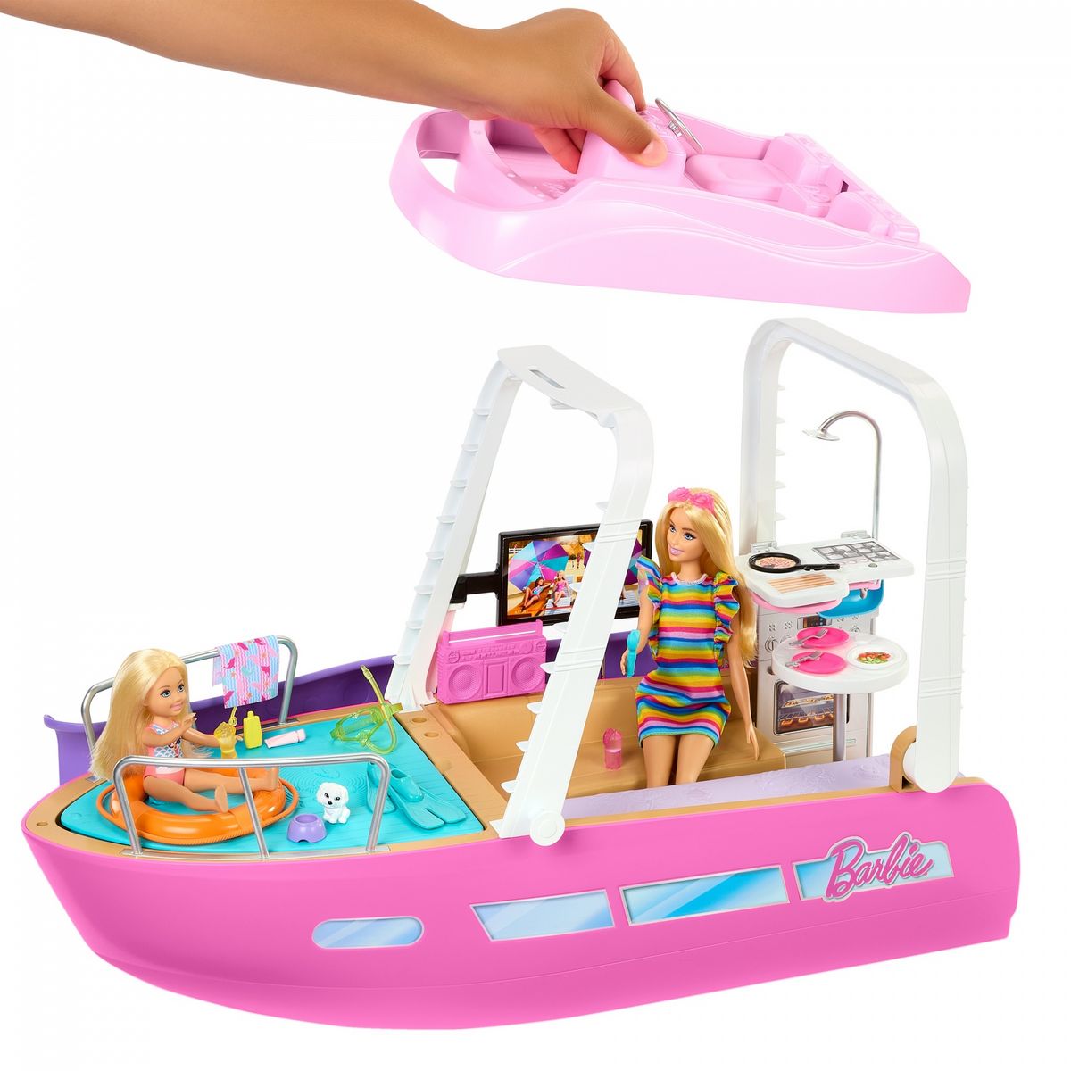 MATTEL Coffret Le Bateau de Rêve de Barbie