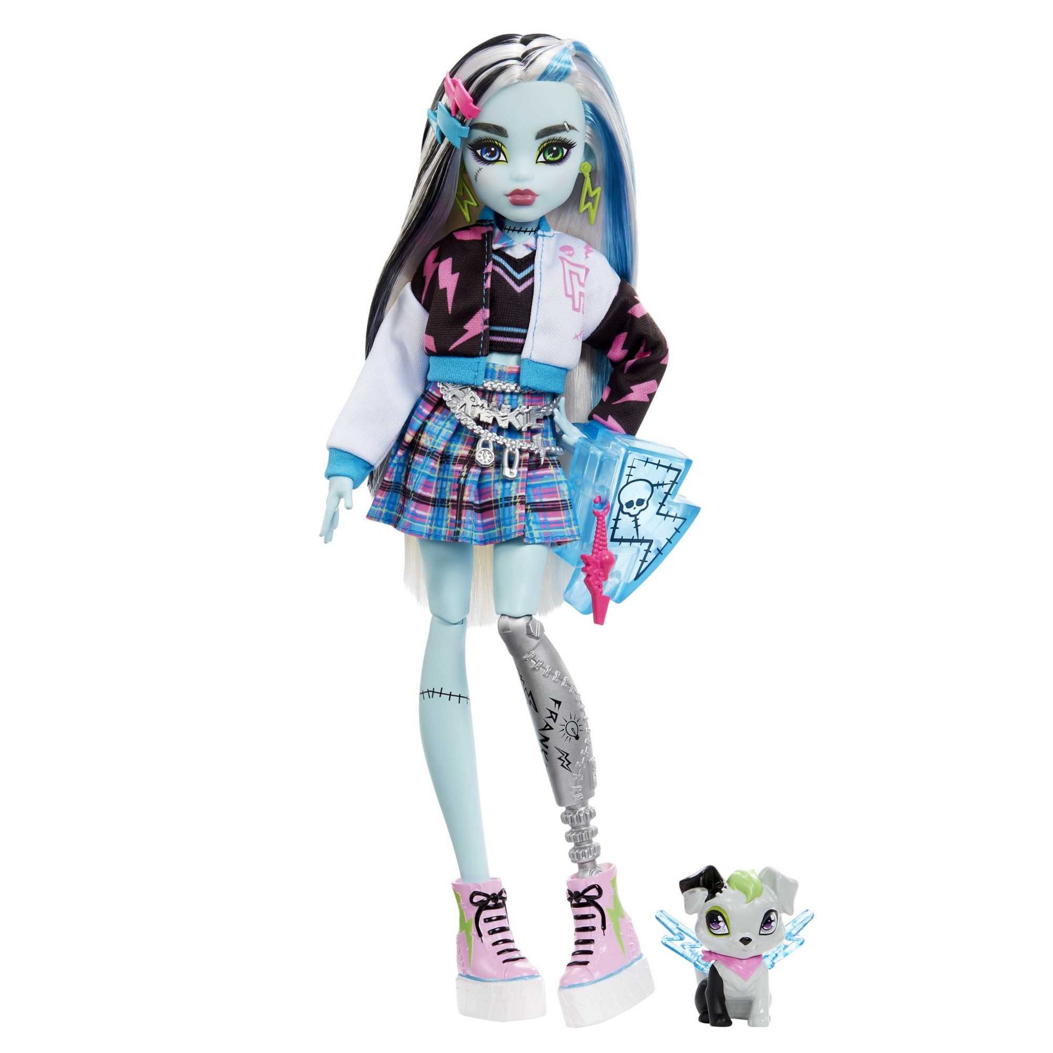 Voir la diapositive 6 : MATTEL Poupée Frankie Stein et animal Monster High