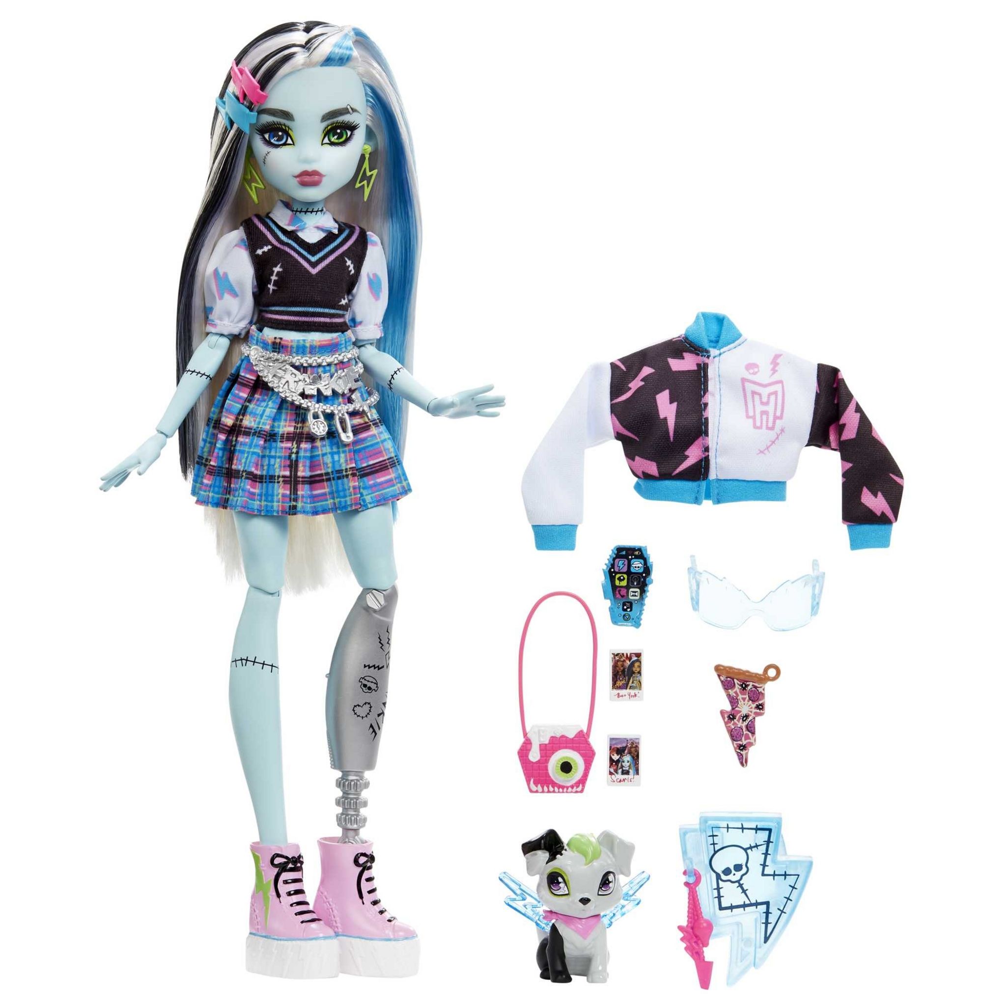Voir la diapositive 7 : MATTEL Poupée Frankie Stein et animal Monster High