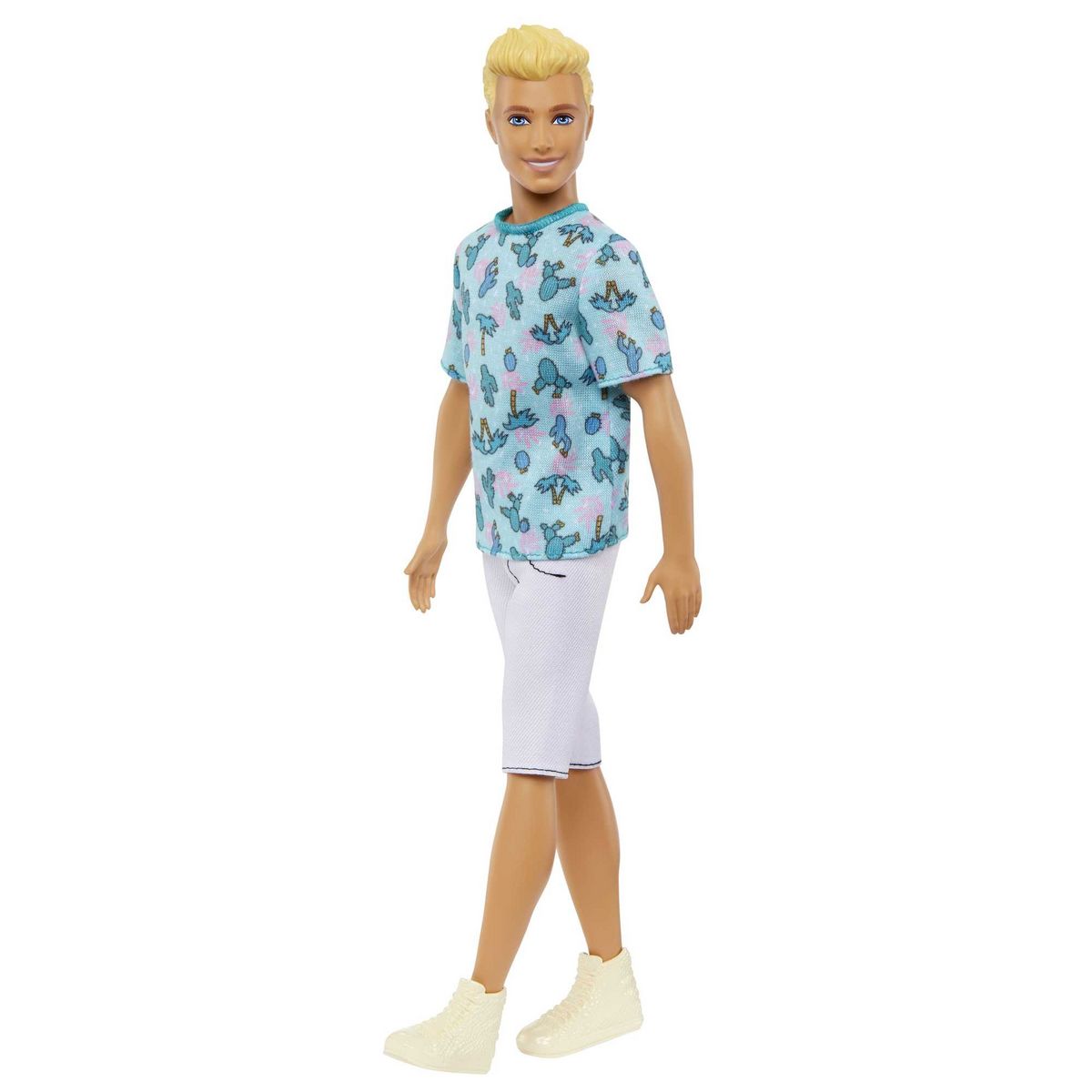 MATTEL Poupée Ken Fashionista T shirt Azur
