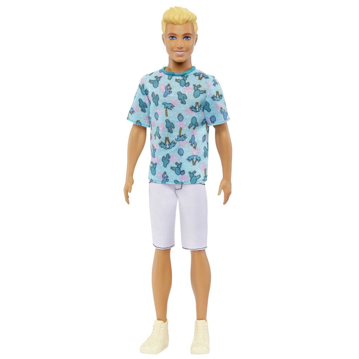 MATTEL Poupée Ken Fashionista T shirt Azur