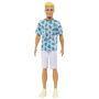 Voir la diapositive 6 : MATTEL Poupée Ken Fashionista T shirt Azur
