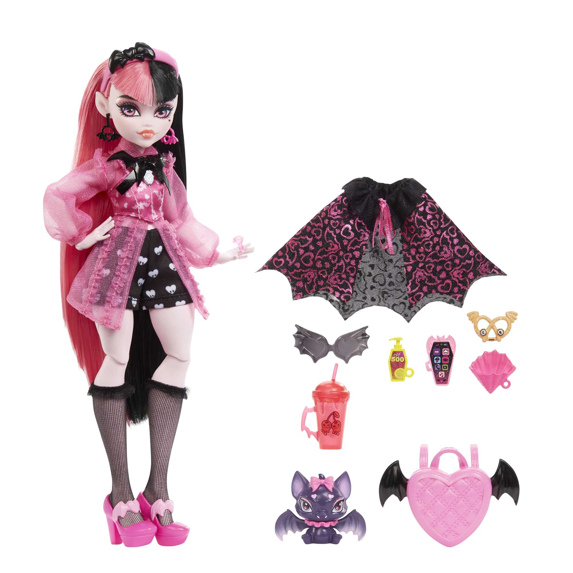 Voir la diapositive 7 : MATTEL Poupée Draculaura et Animal Monster High