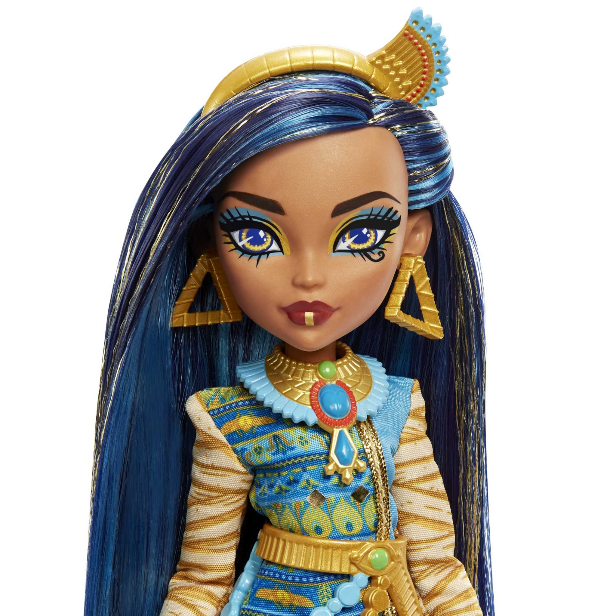 Voir la diapositive 3 : MATTEL Poupée Cléo DeNile et animal Monster High