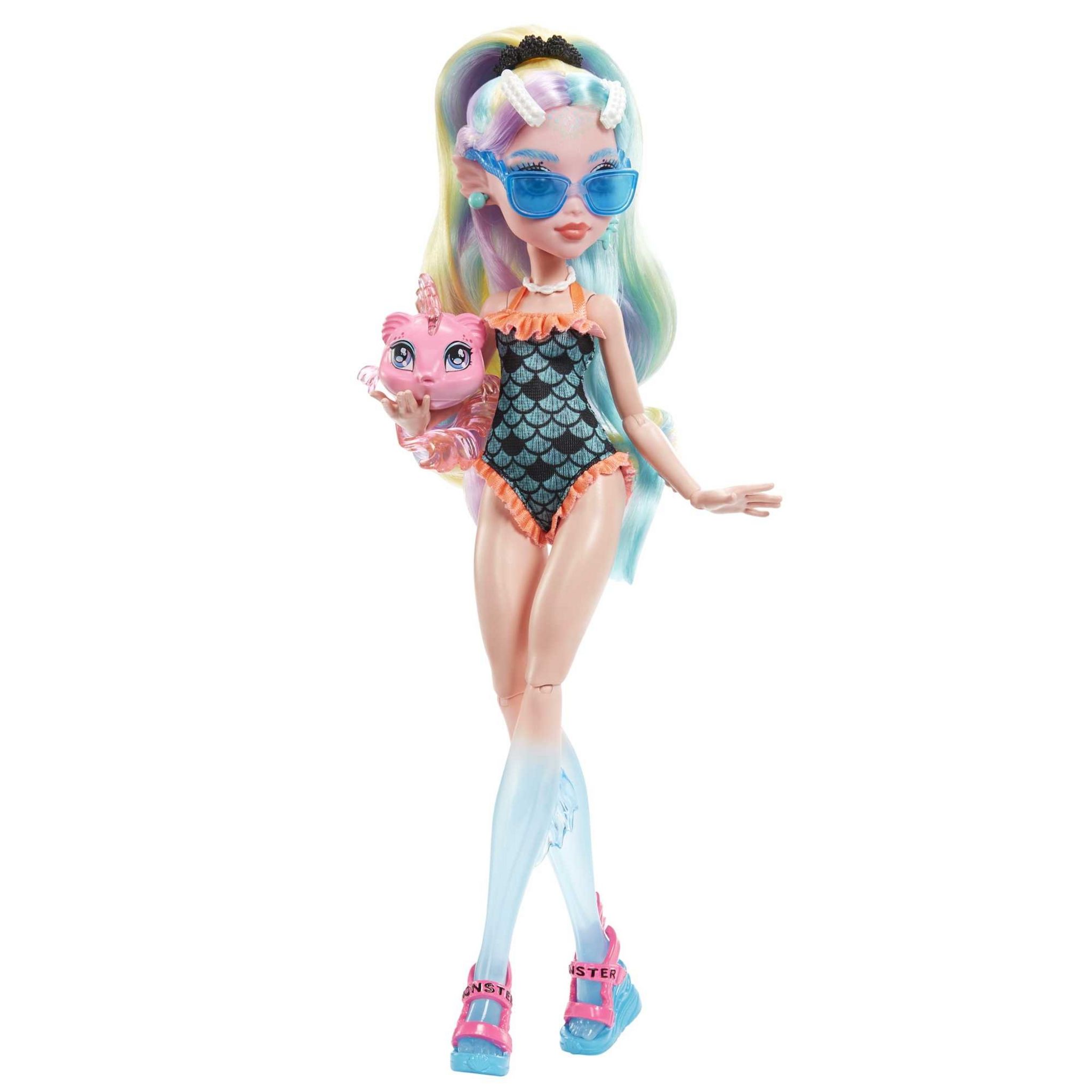 Voir la diapositive 5 : MATTEL Poupée Lagoona Blue et animal Monster High