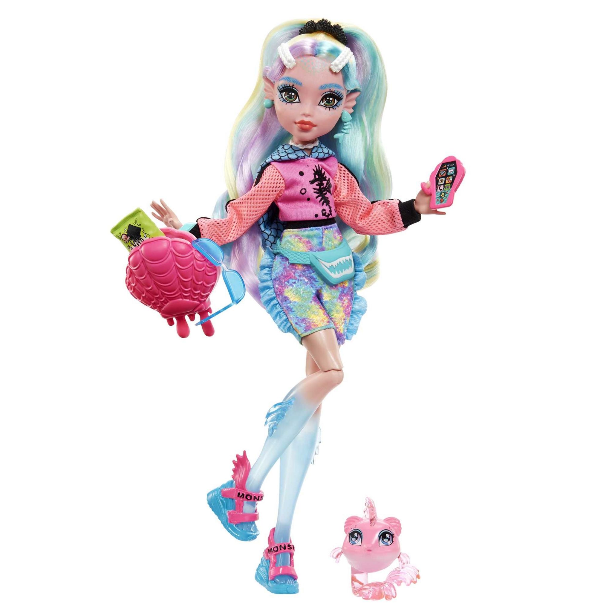 Voir la diapositive 6 : MATTEL Poupée Lagoona Blue et animal Monster High