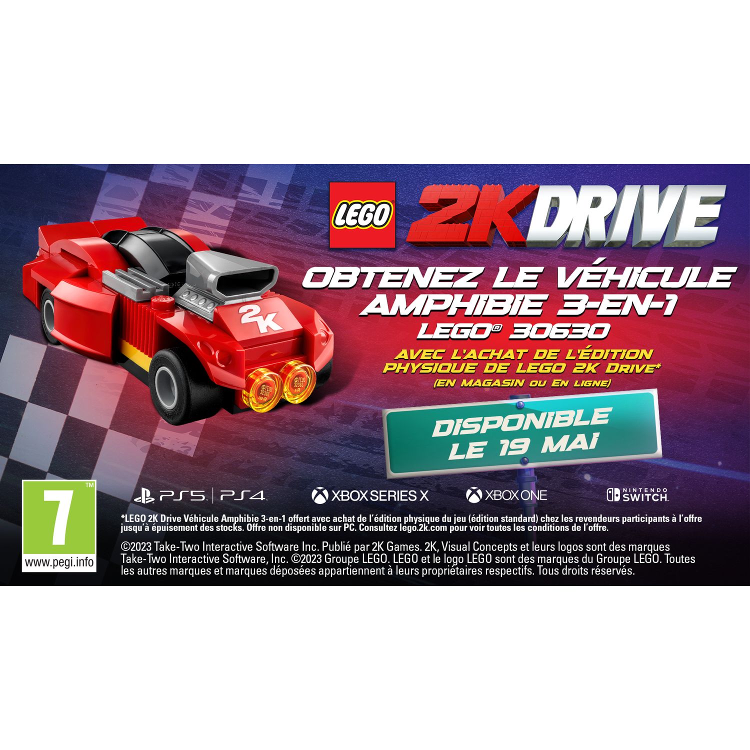 Voir la diapositive 2 : LEGO 2K Drive Xbox Series X / Xbox One