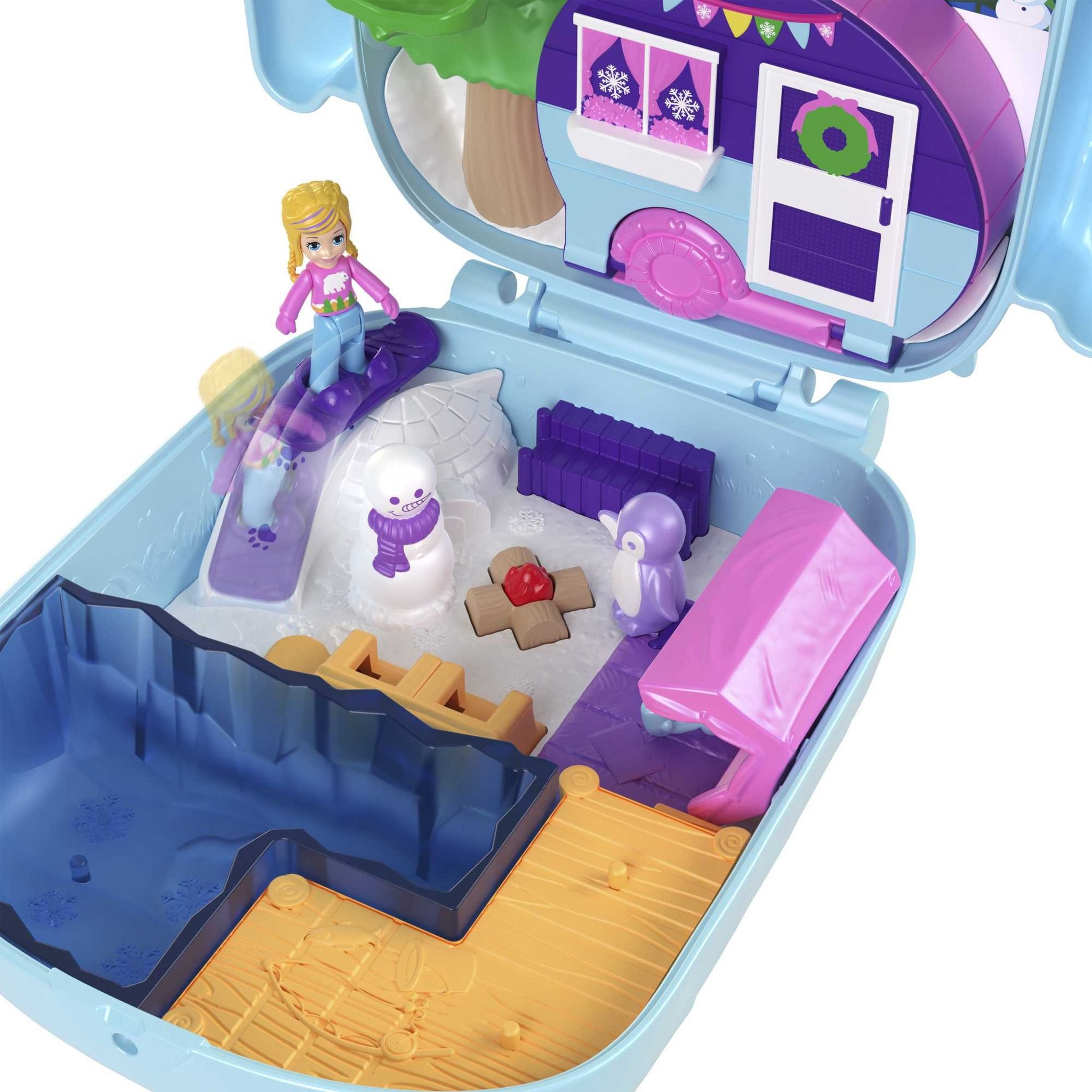 Voir la diapositive 4 : MATTEL Coffret Hibou Pyjama Party Polly Pocket