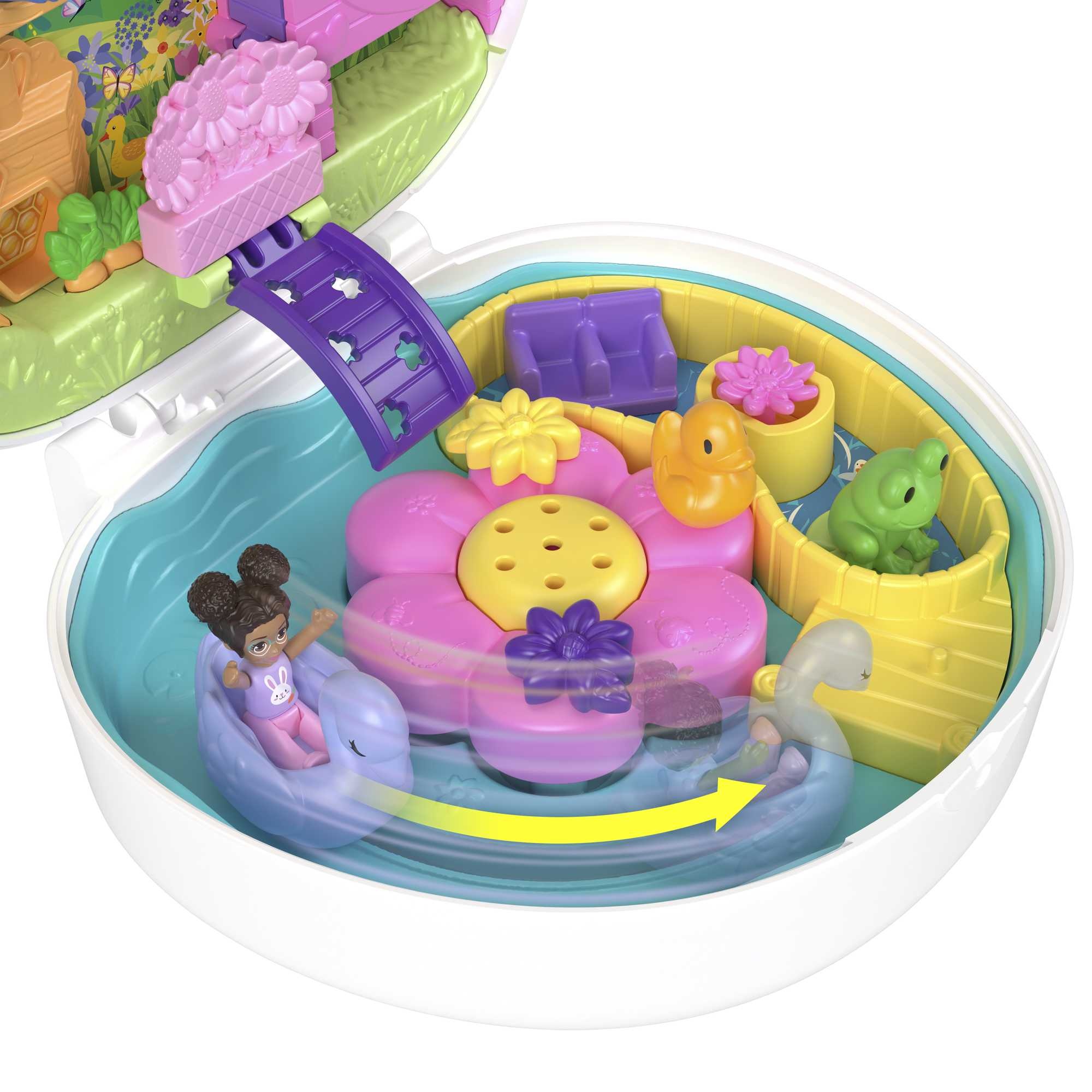 Voir la diapositive 2 : MATTEL Coffret jardin du lapin Polly Pocket