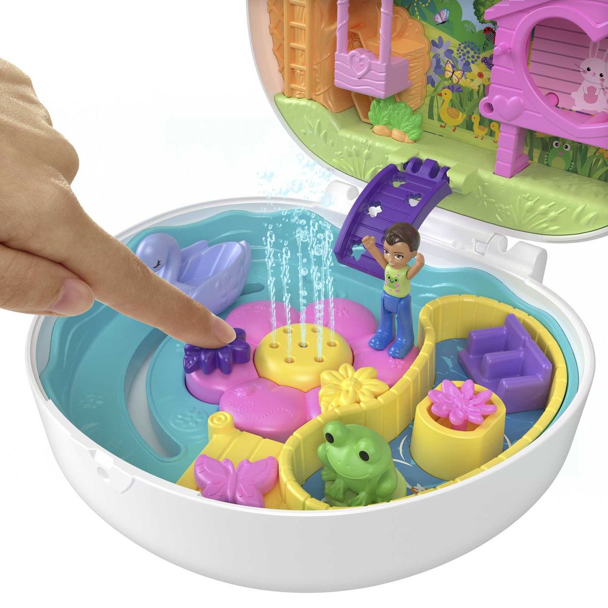 MATTEL Coffret jardin du lapin Polly Pocket