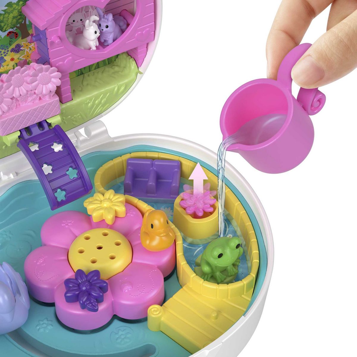 MATTEL Coffret jardin du lapin Polly Pocket