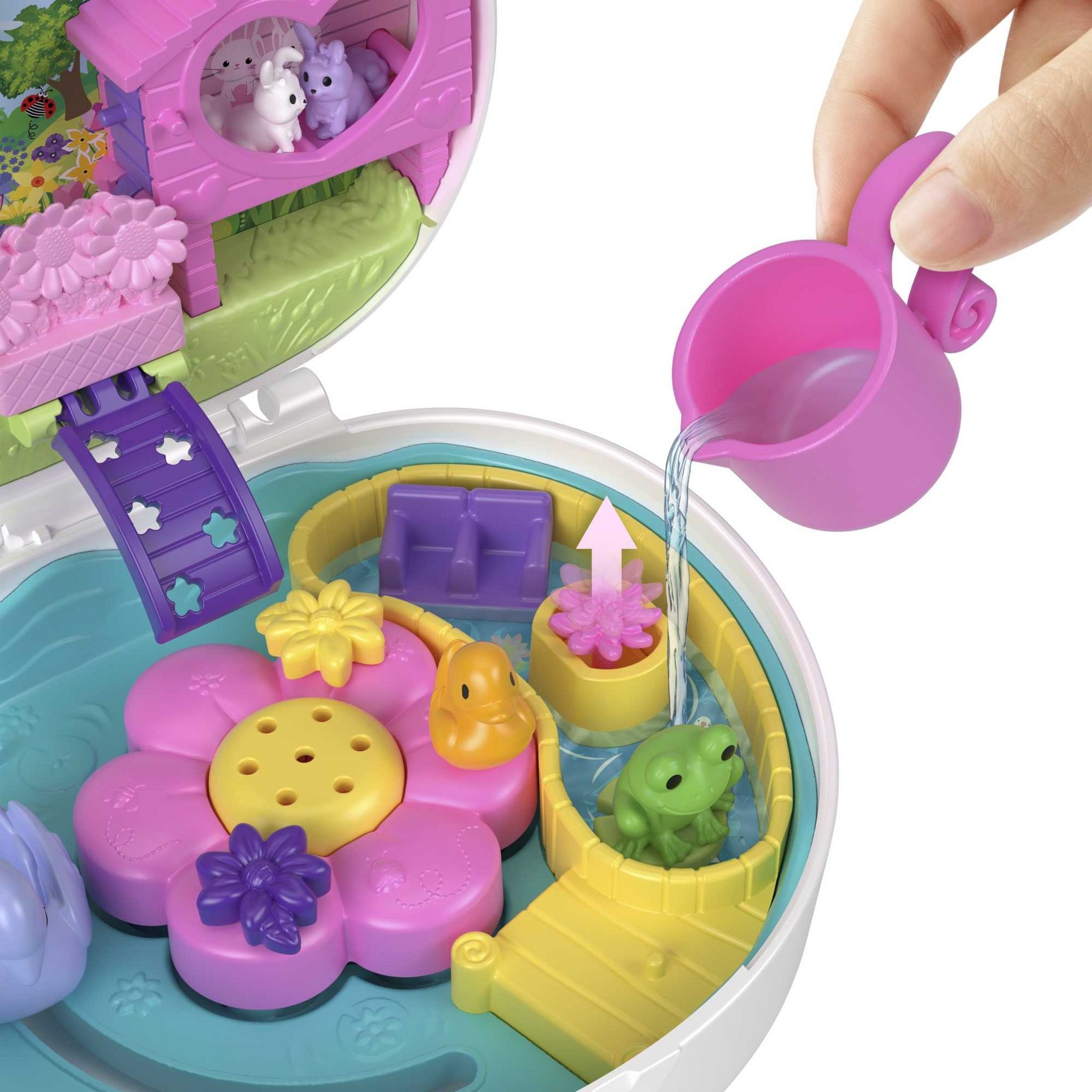 Voir la diapositive 4 : MATTEL Coffret jardin du lapin Polly Pocket