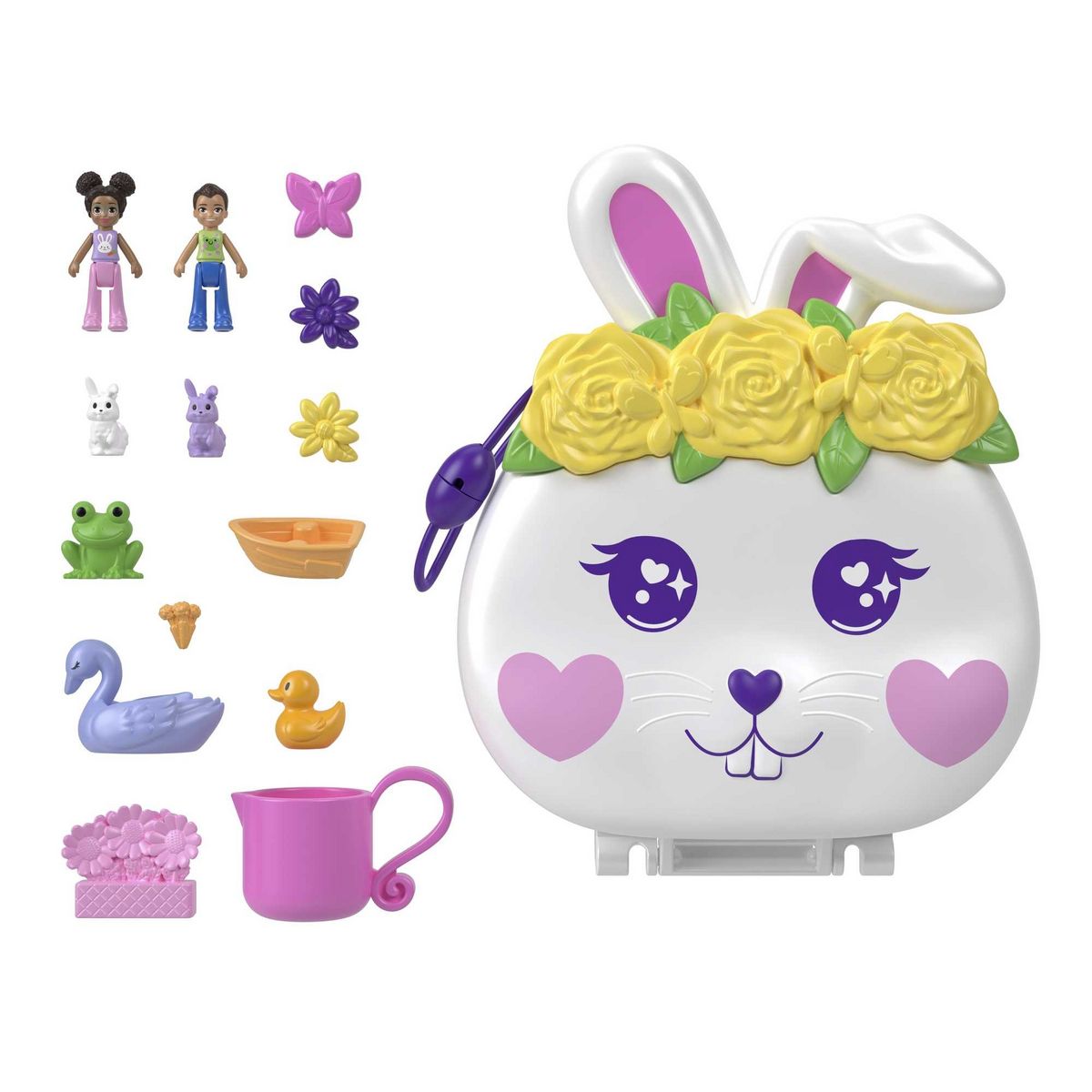 MATTEL Coffret jardin du lapin Polly Pocket