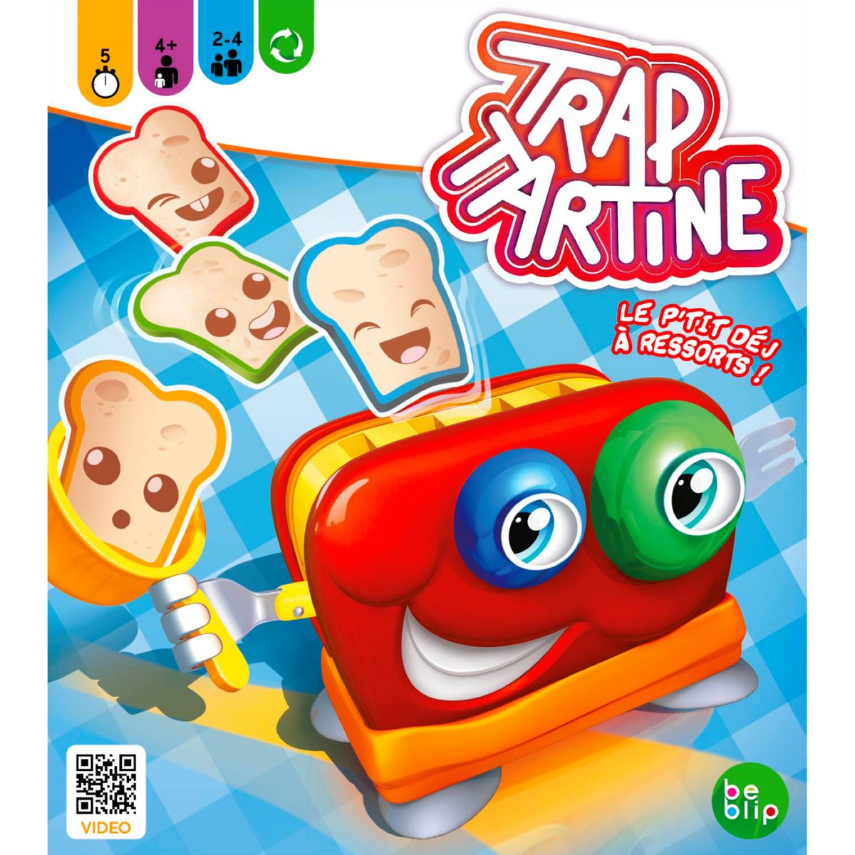 BE-BLIP Jeu Trap Tartine