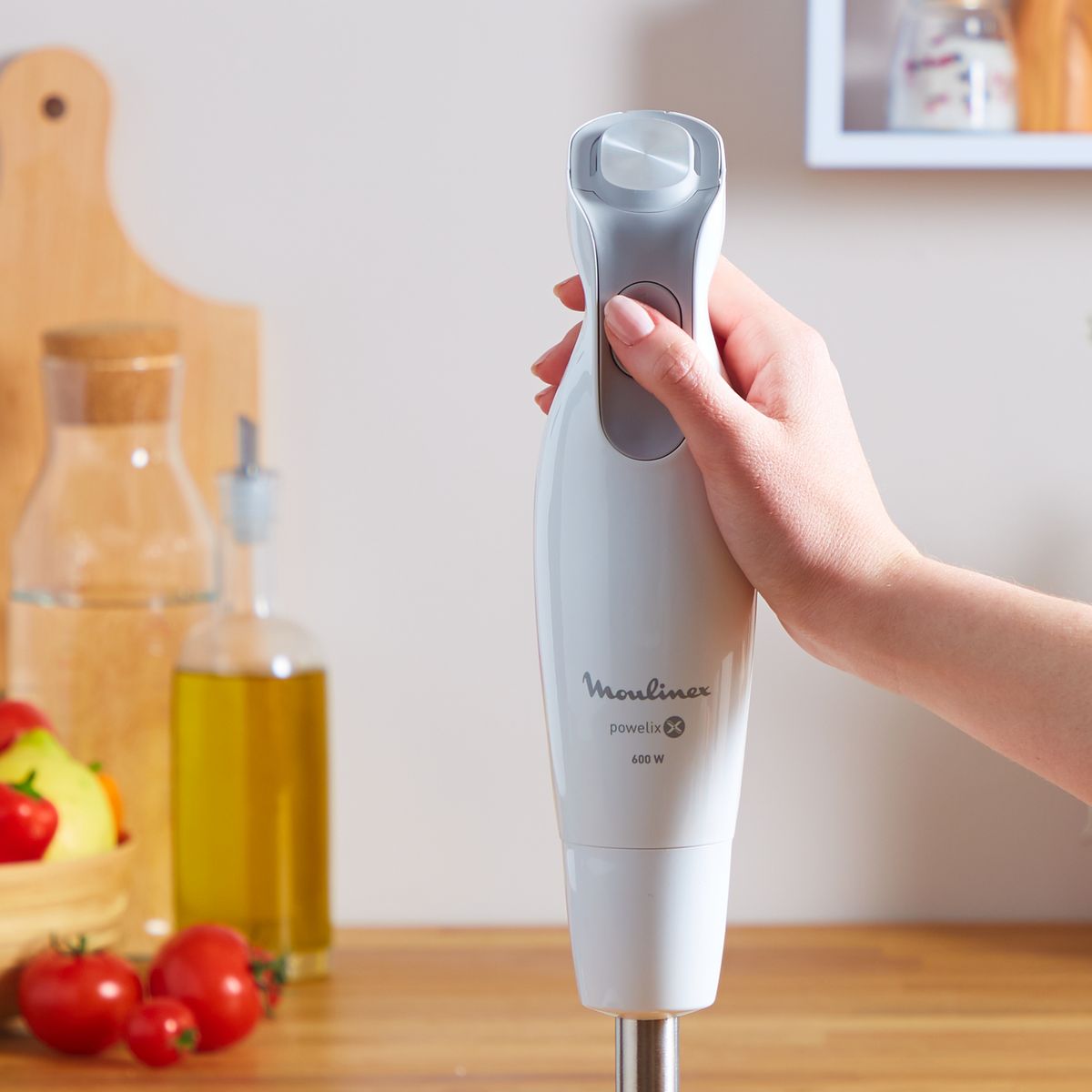 MOULINEX Mixeur plongeant Daily chef DD552110 - Blanc