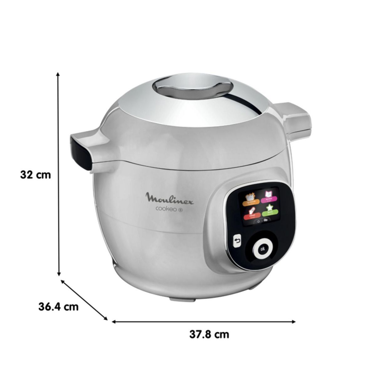 MOULINEX Multicuiseur intelligent Cookeo CE854B10 - Gris