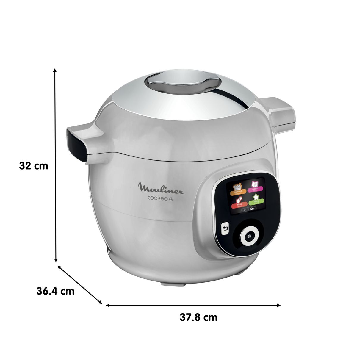 MOULINEX Multicuiseur intelligent Cookeo CE854B10 - Gris