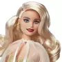 MATTEL Poupée Barbie Joyeux Noel Blonde