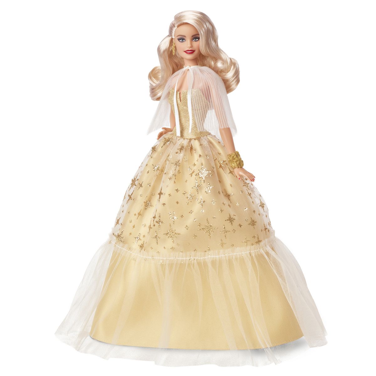 MATTEL Poupée Barbie Joyeux Noel Blonde