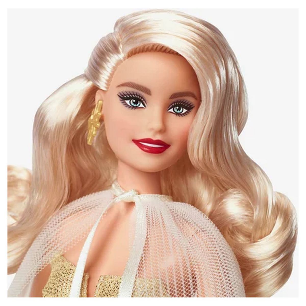 MATTEL Poupée Barbie Joyeux Noel Blonde