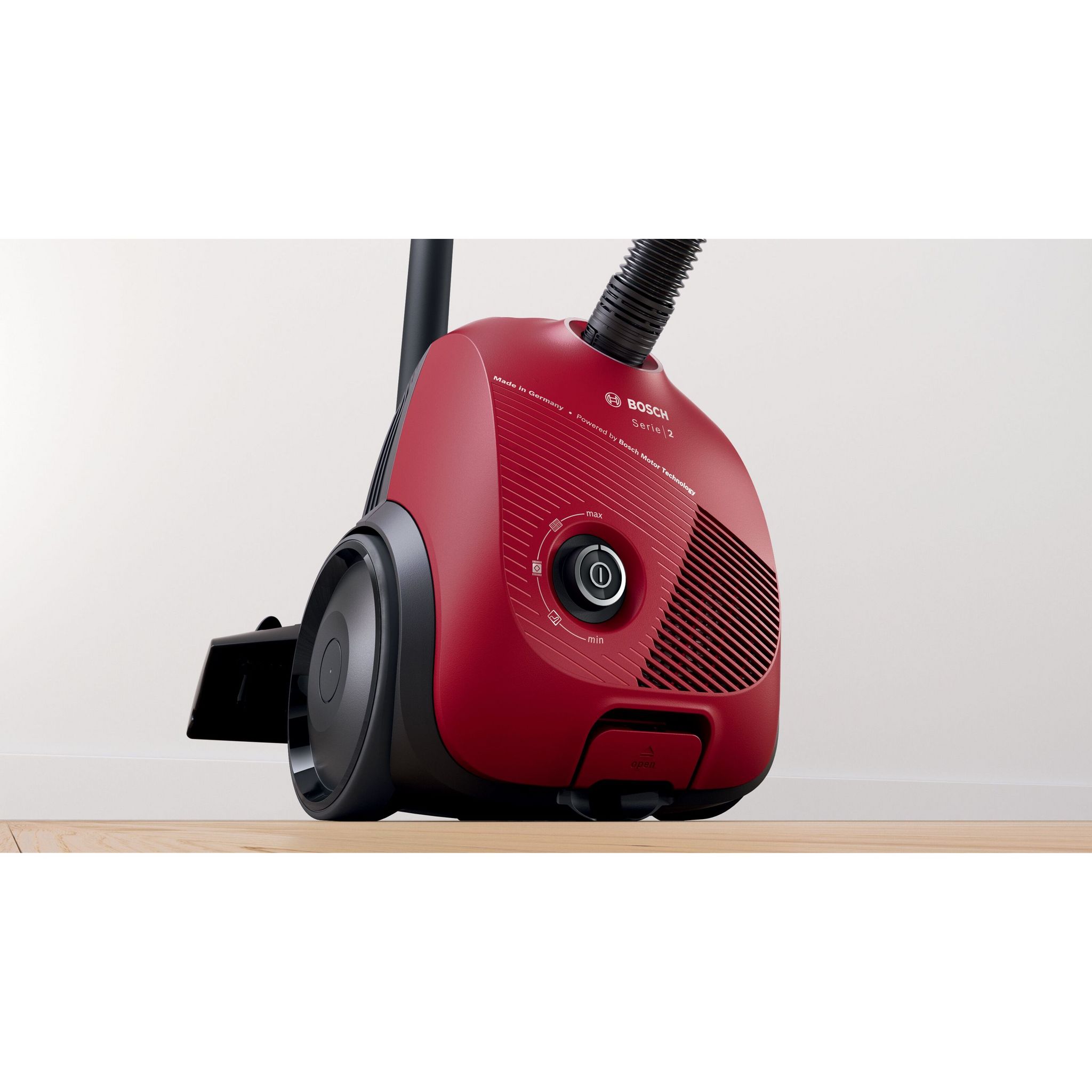 Voir la diapositive 3 : BOSCH Aspirateur traîneau avec sac BGLS2RD1 - Rouge