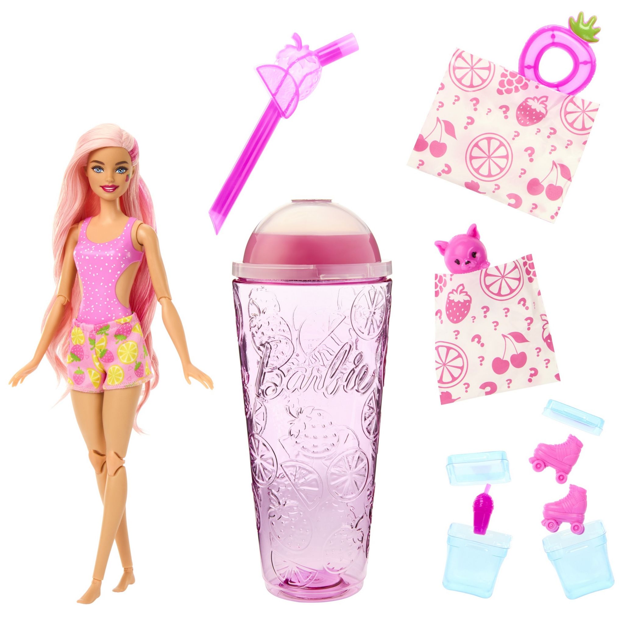 Voir la diapositive 9 : MATTEL poupée Barbie Pop Reveal Fraise