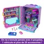 Voir la diapositive 2 : MATTEL Valise surprise Polly Pocket