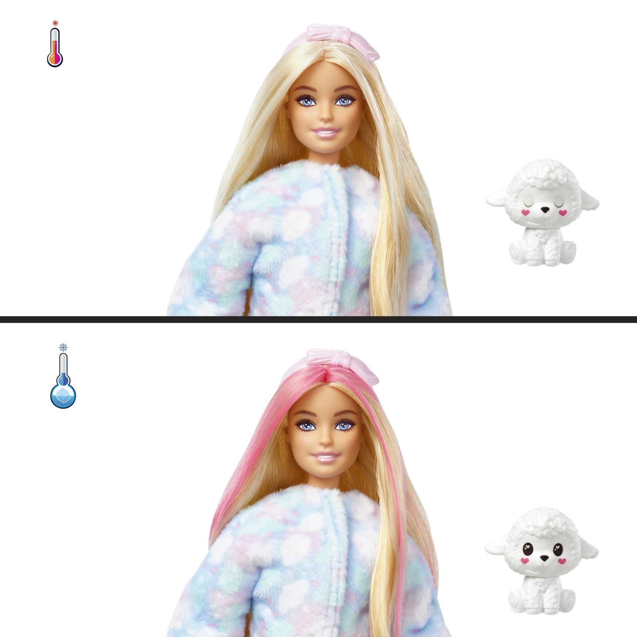 Voir la diapositive 4 : MATTEL Poupée Barbie Cutie Reveal Agneau