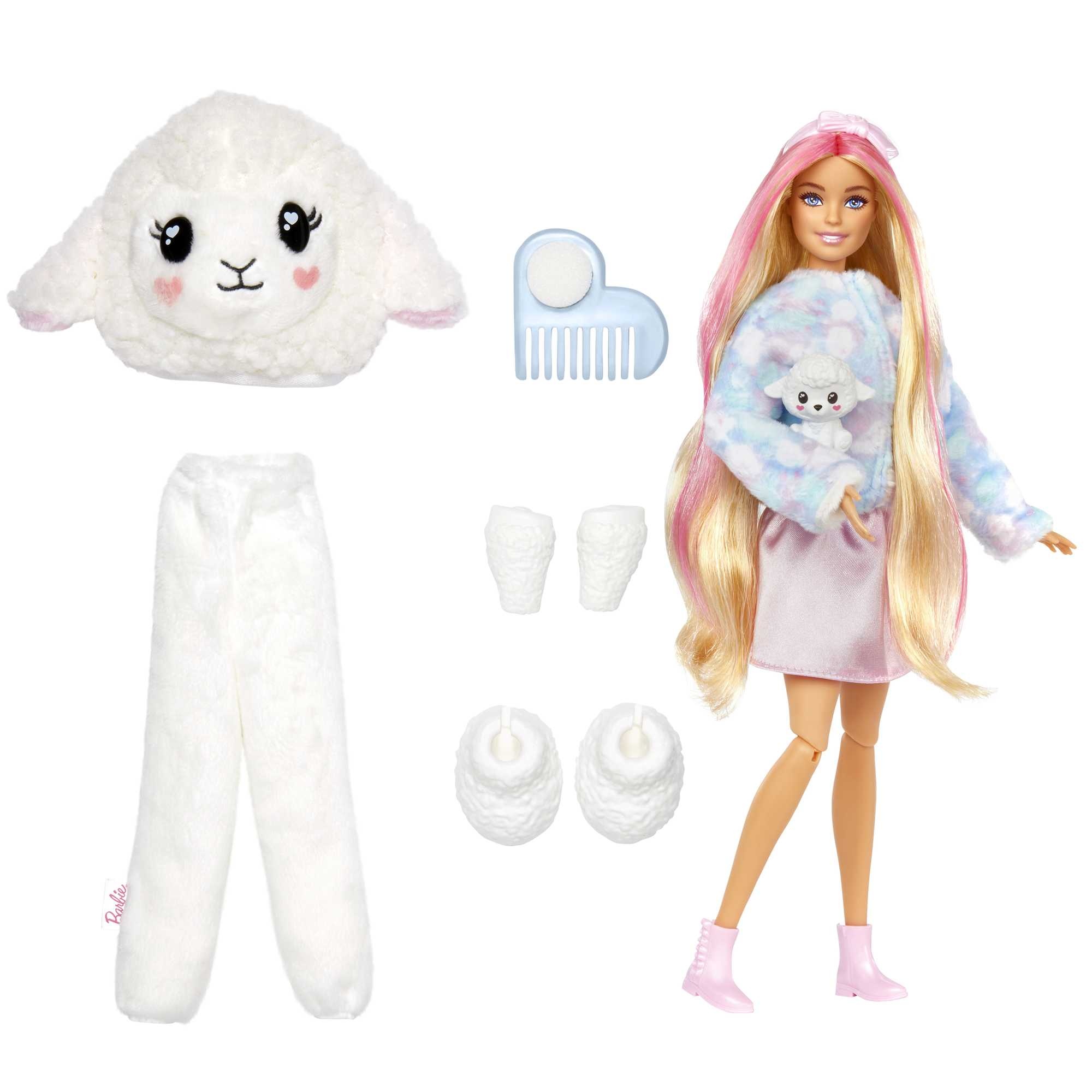 Voir la diapositive 5 : MATTEL Poupée Barbie Cutie Reveal Agneau