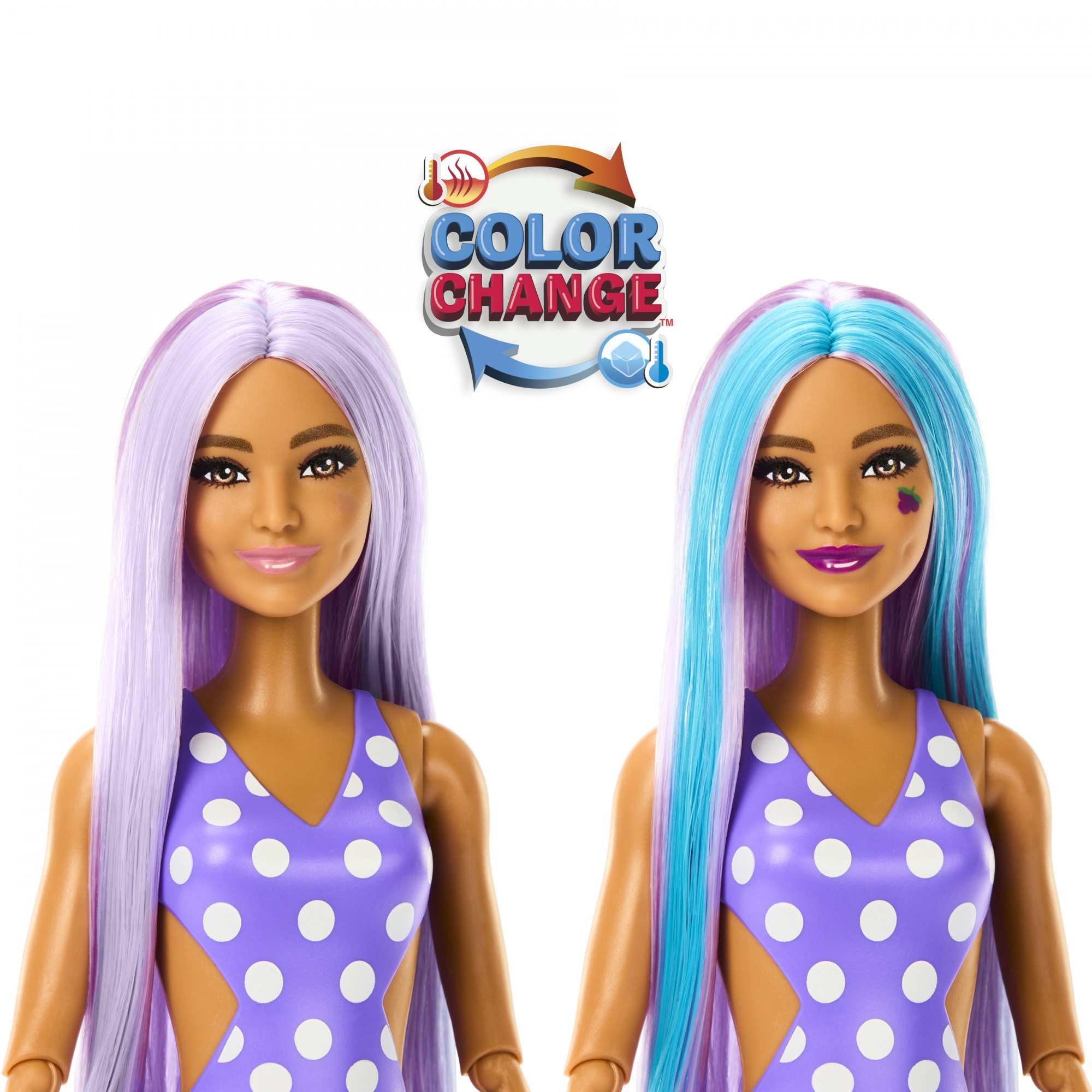 Voir la diapositive 4 : MATTEL Poupée Barbie Pop Reveal Raisin