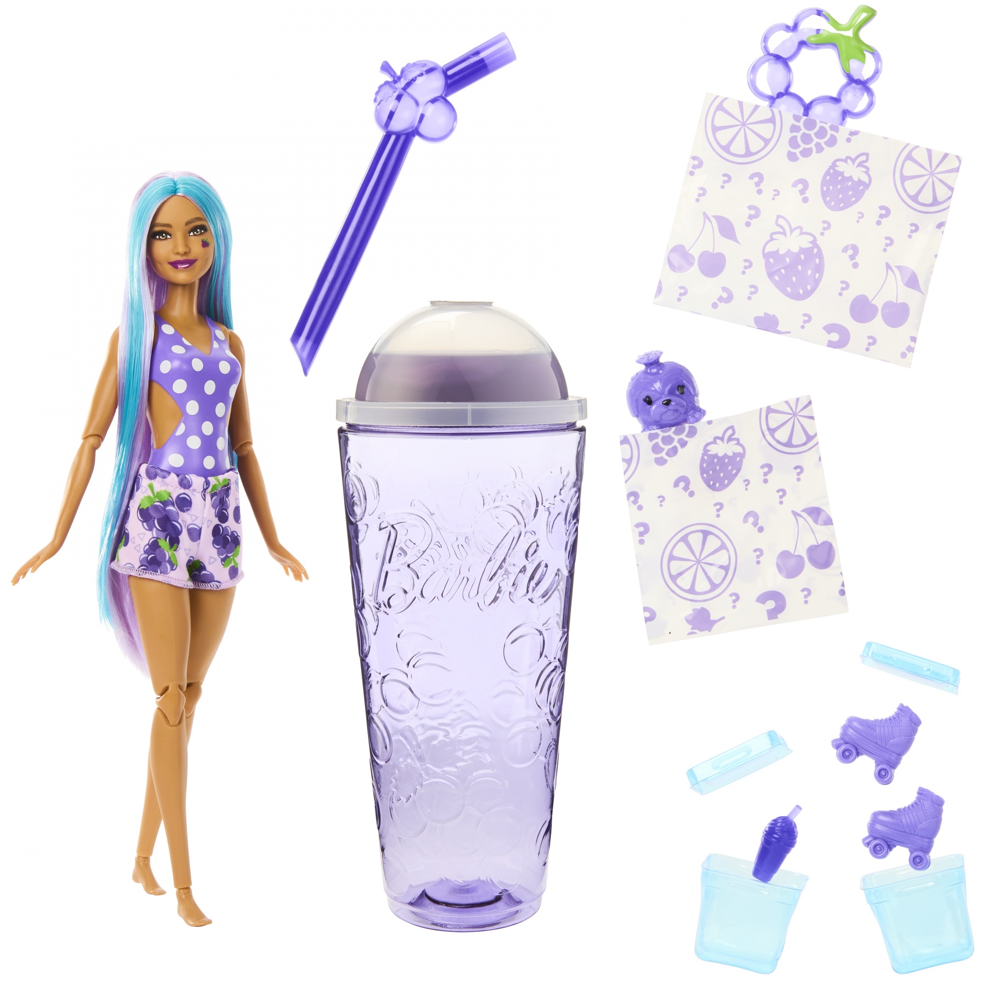Voir la diapositive 8 : MATTEL Poupée Barbie Pop Reveal Raisin