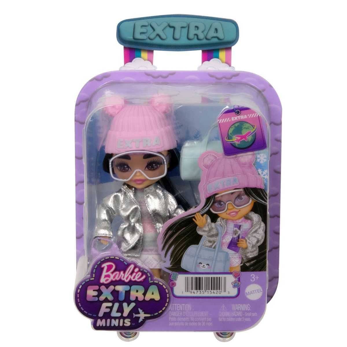 MATTEL Poupée Barbie Mini - Extra neige