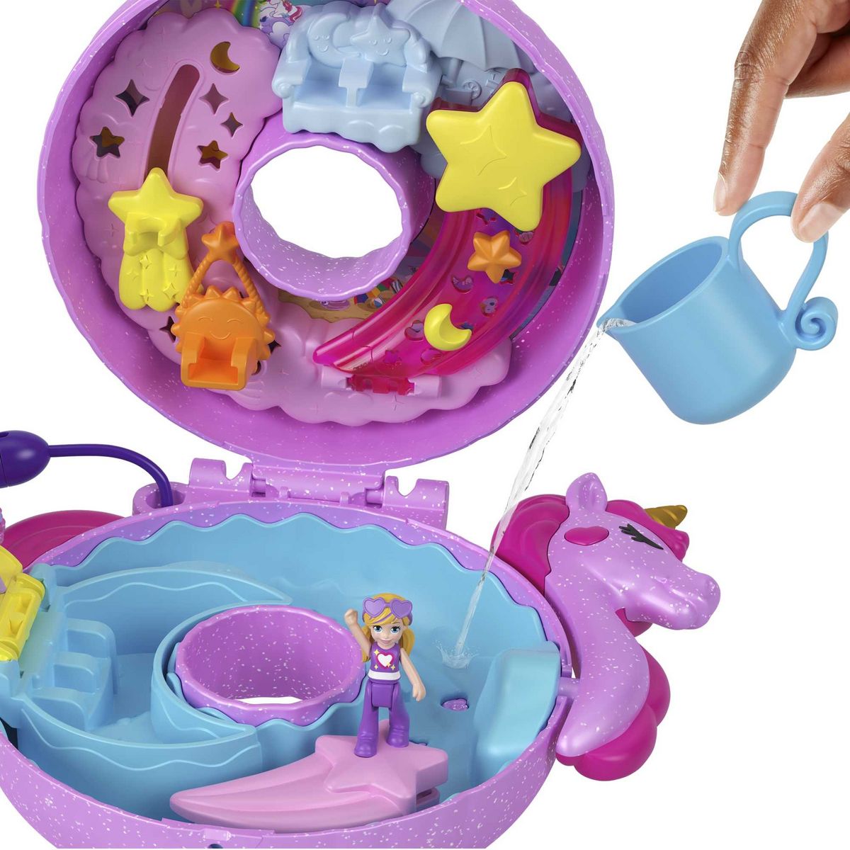 MATTEL Coffret Bouée Licorne Polly Pocket